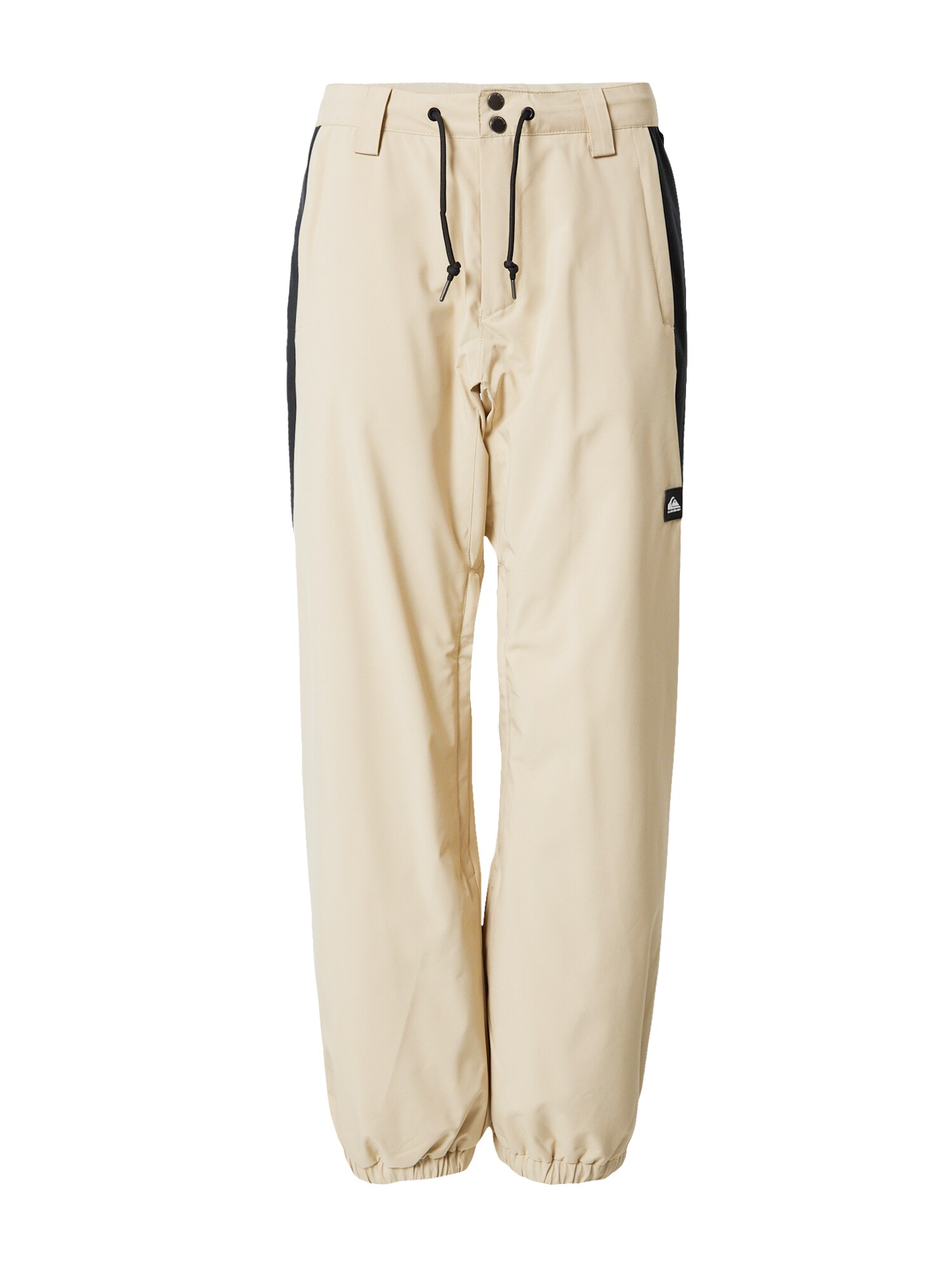 QUIKSILVER Športové nohavice  béžová / čierna