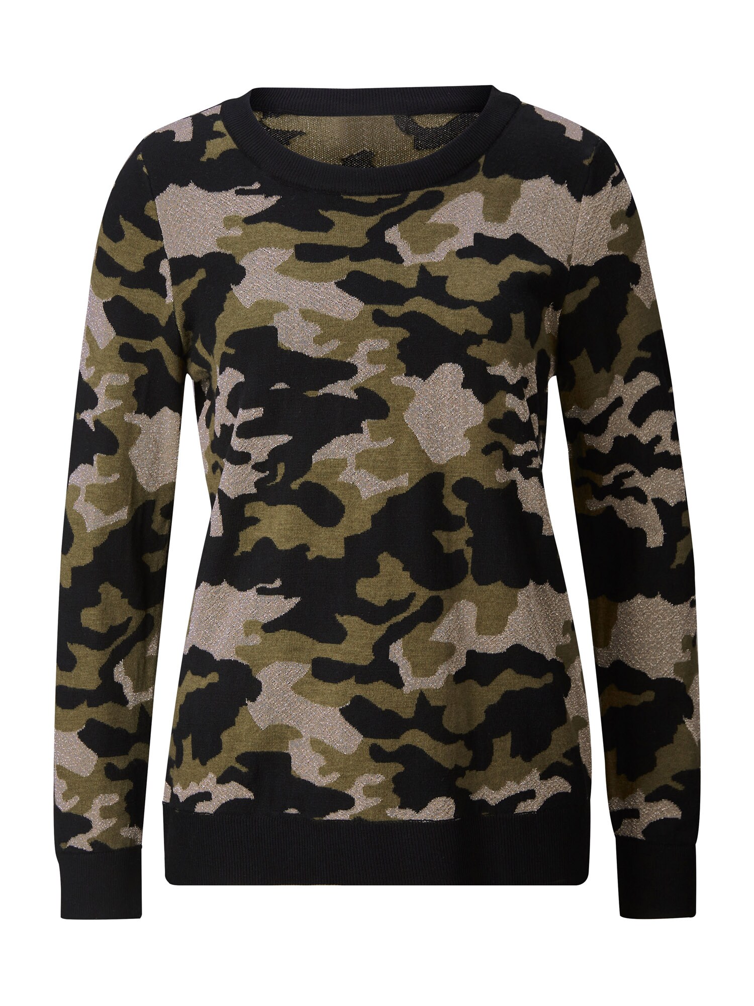 heine Pulóver  világosszürke / khaki / fekete akciós termékkép 1