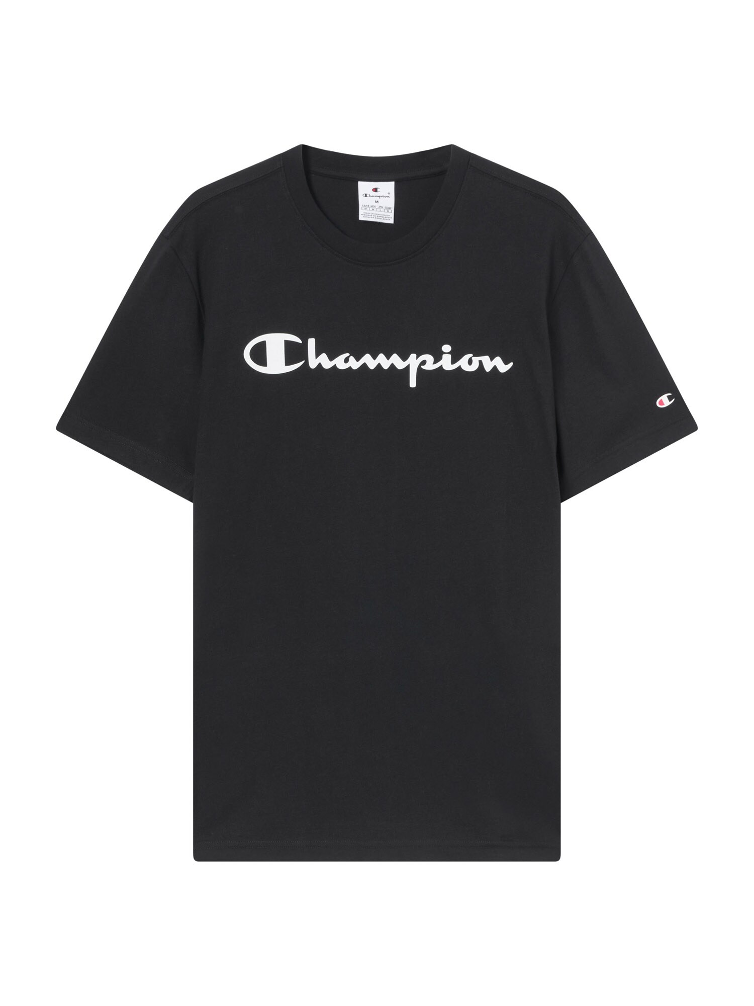 Champion Authentic Athletic Apparel Tricou  negru / alb