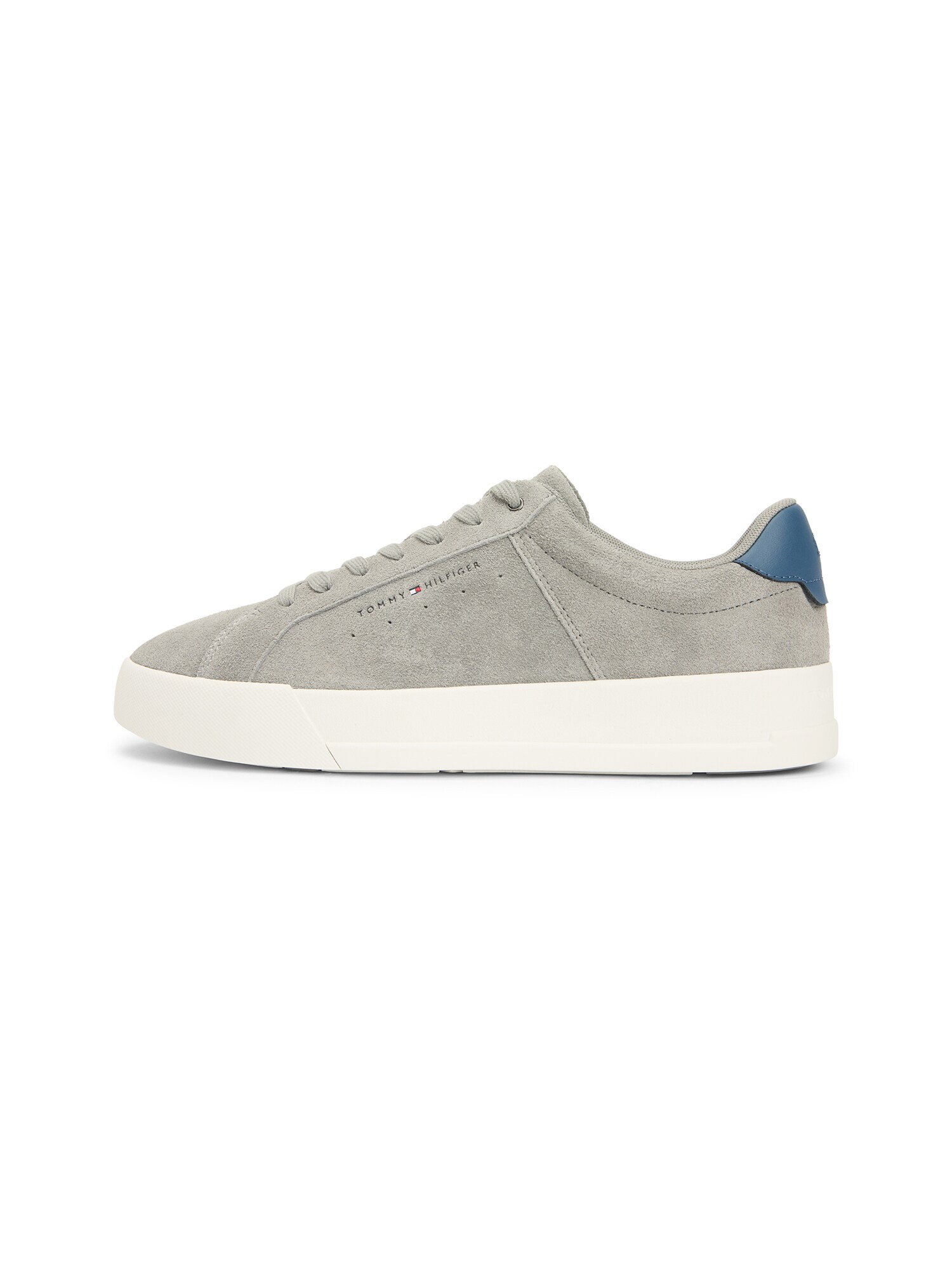 TOMMY HILFIGER Sneaker low Court  albastru porumbel / gri deschis