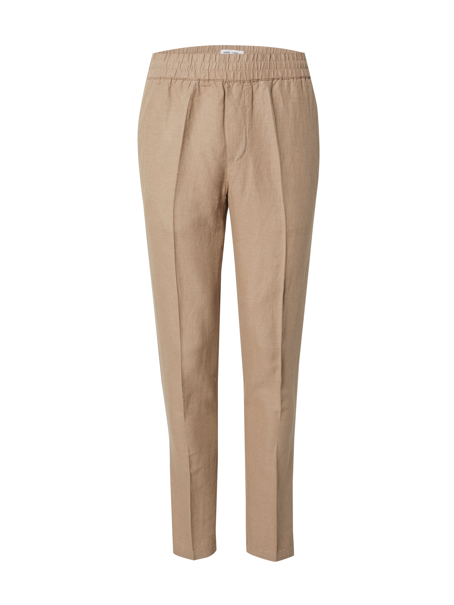 Samsøe Samsøe Pantaloni cu dungă SMITHY  gri taupe
