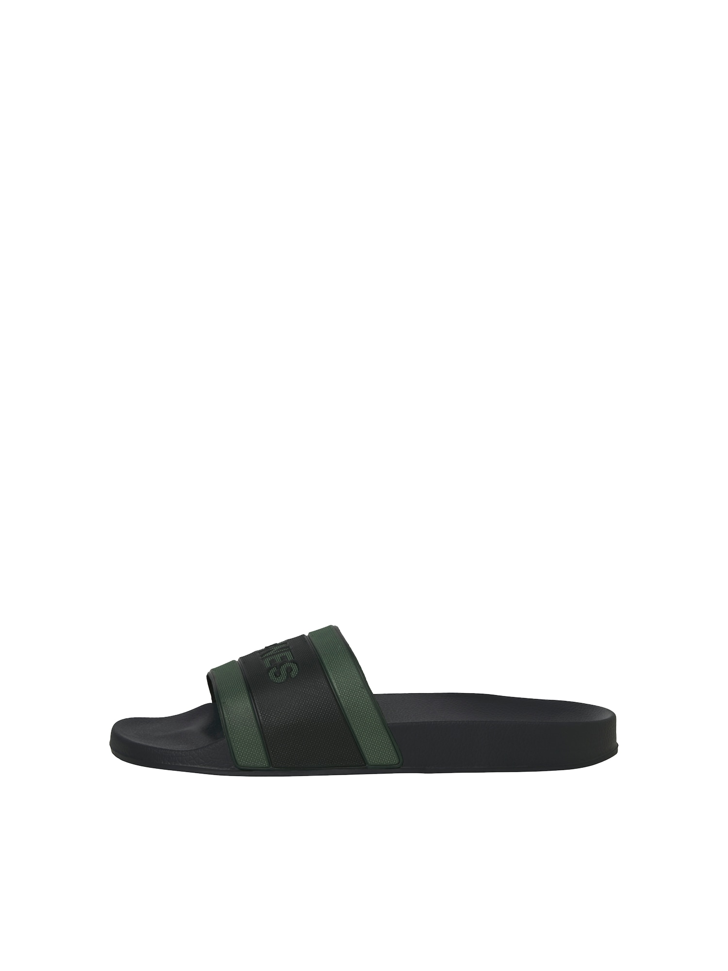JACK & JONES Saboți JFWJARRED  gri metalic / verde