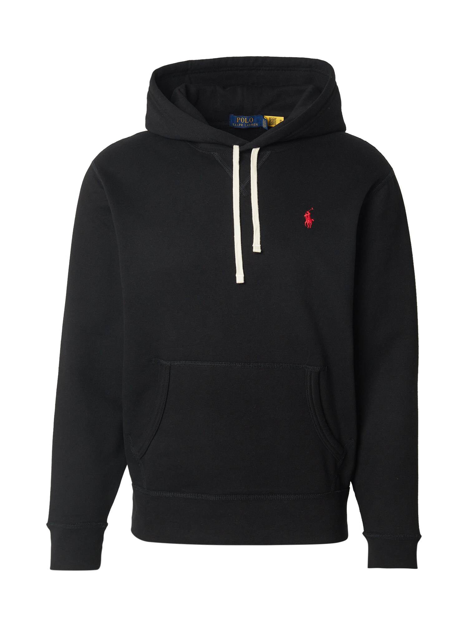 Polo Ralph Lauren Bluză de molton  negru / alb