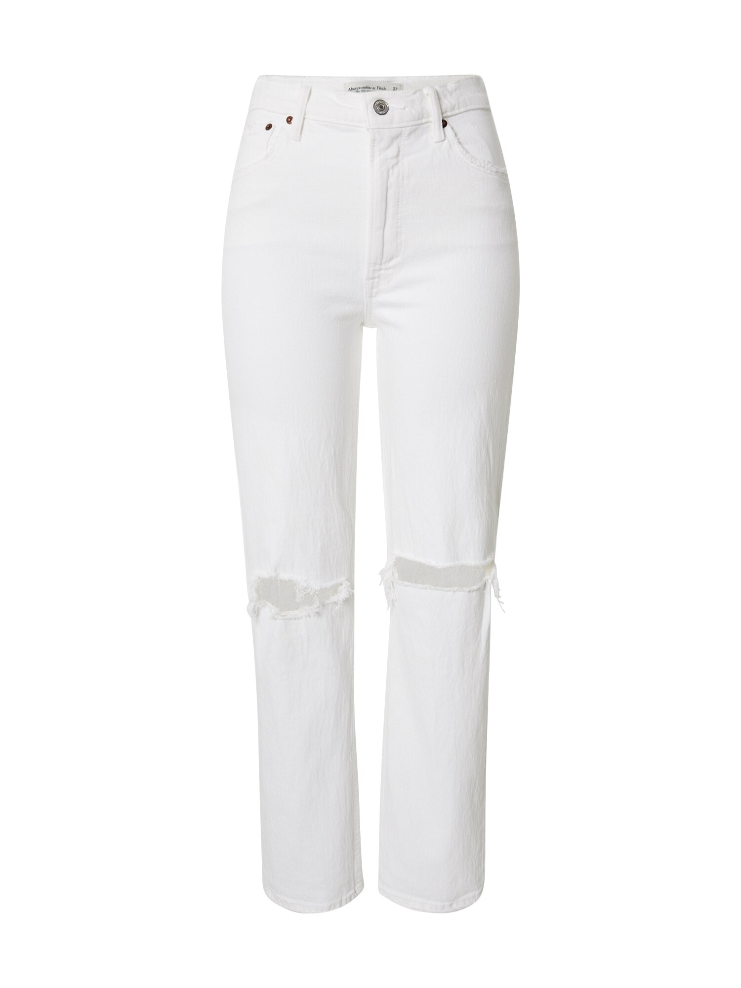 Abercrombie & Fitch Džínsy  biely denim