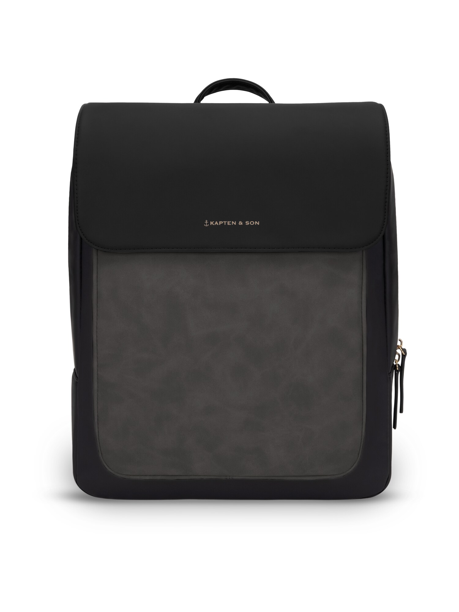 Kapten & Son Rucsac Tromso 2.0  gri metalic / negru