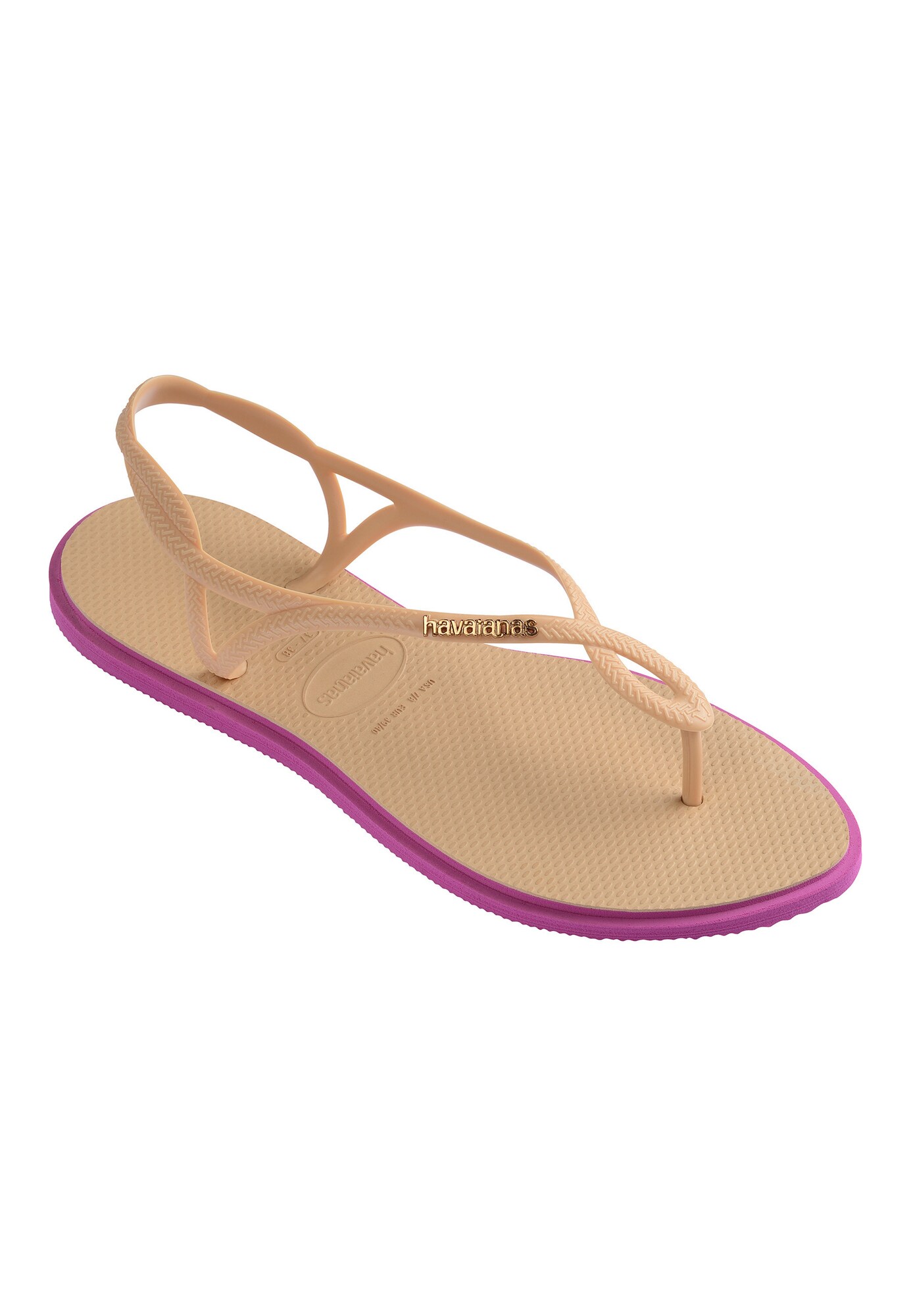 HAVAIANAS Sandalias de dedo 'Luna Point' oro / rosa – imagen 3