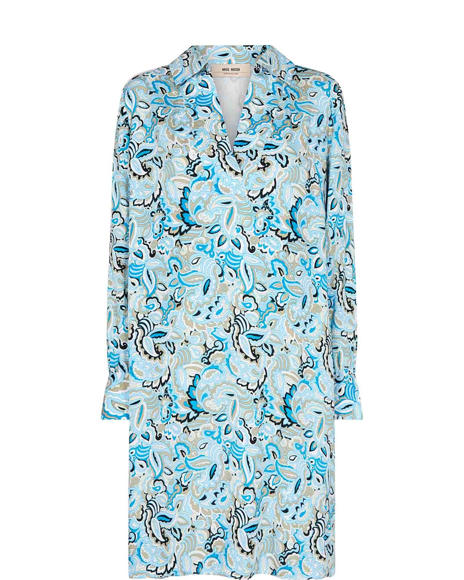 MOS MOSH Vestido  bege / turquesa / menta / preto