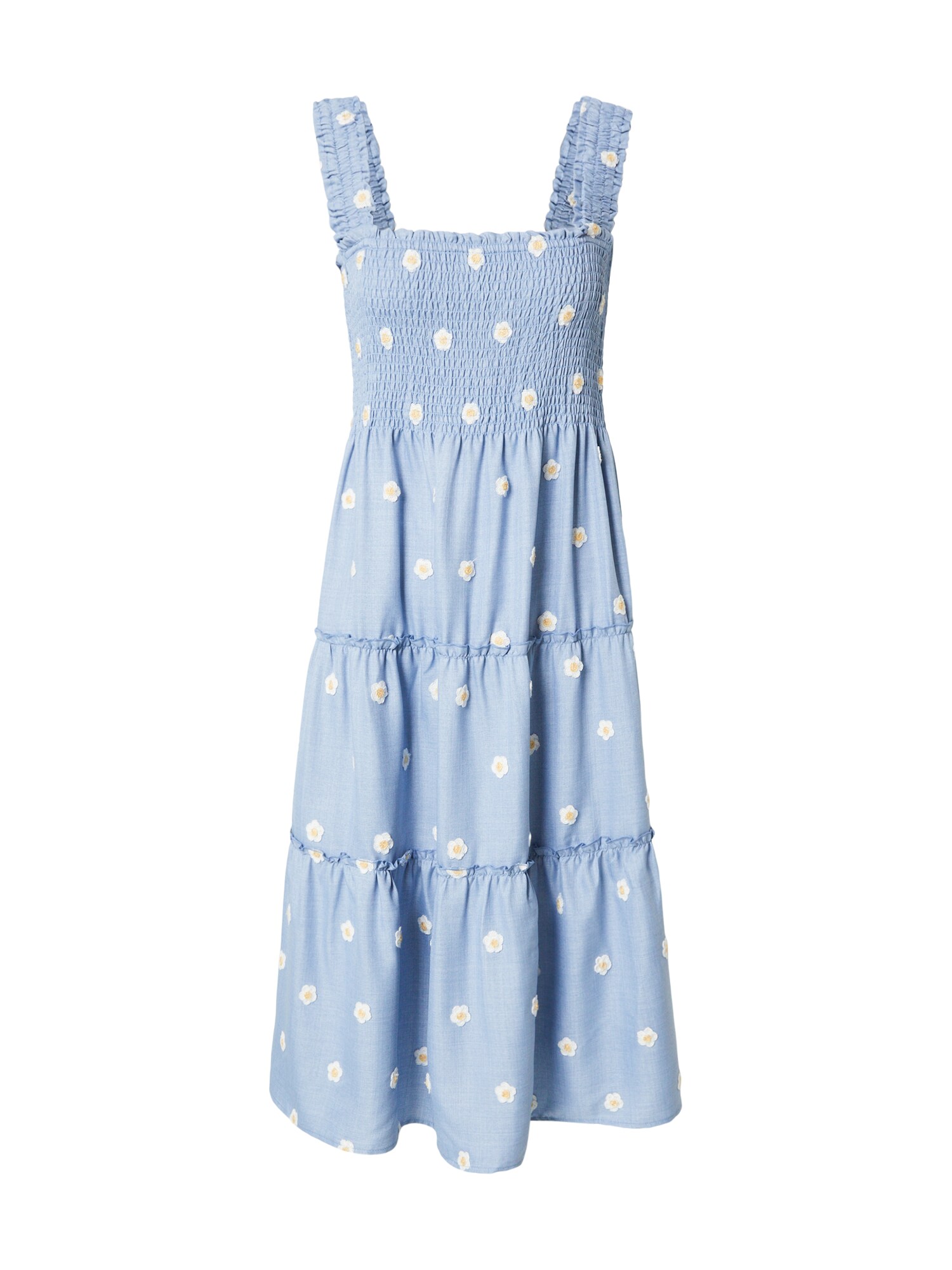 Hailys Rochie de vară Ma44lin albastru deschis / galben / alb