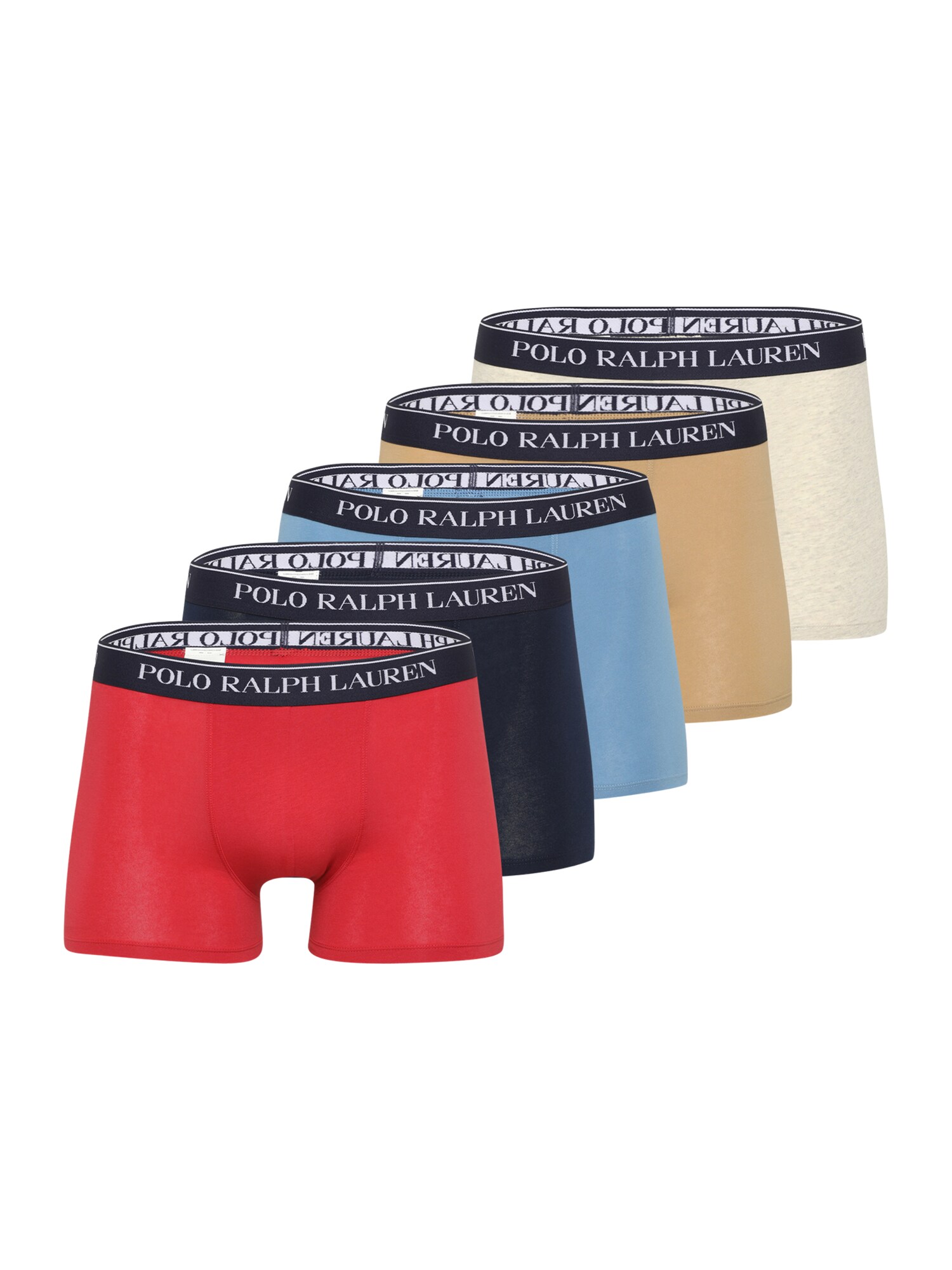 Polo Ralph Lauren Boxeri CLSSIC  maro cămilă / bej deschis / bleumarin / albastru deschis / roșu