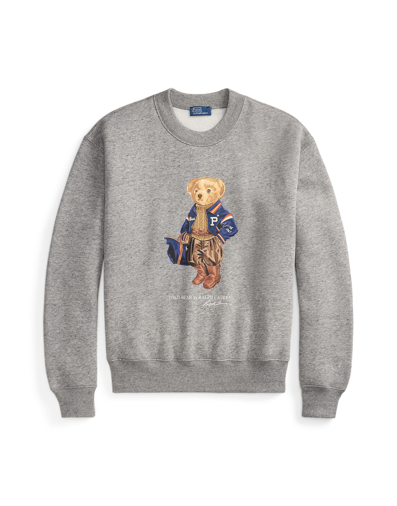 Polo Ralph Lauren Mikina  námornícka modrá / hnedá / tmavosivá