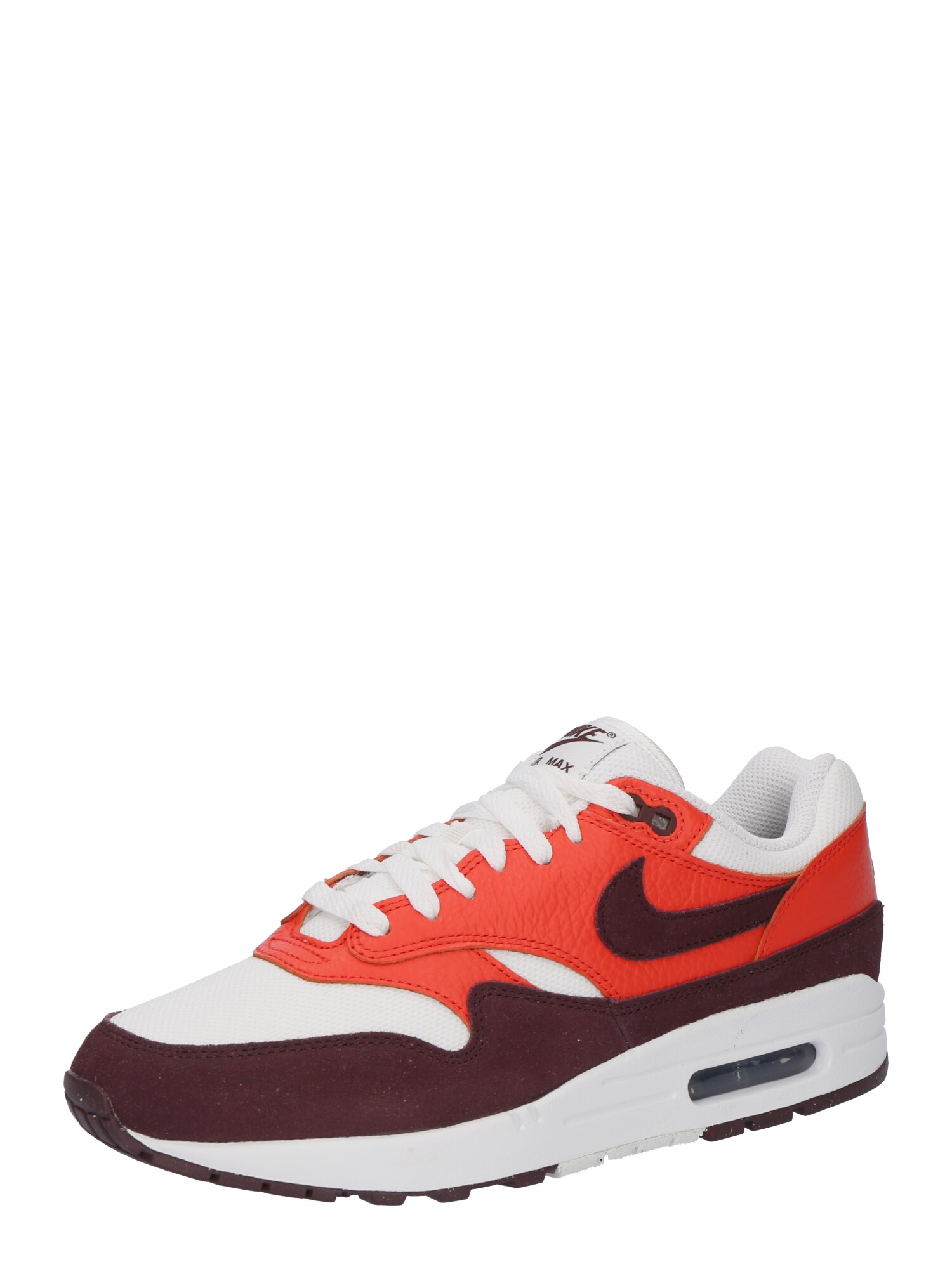 Nike Sportswear Nízke tenisky 'Air Max 1'  farba lesného ovocia / červená / biela