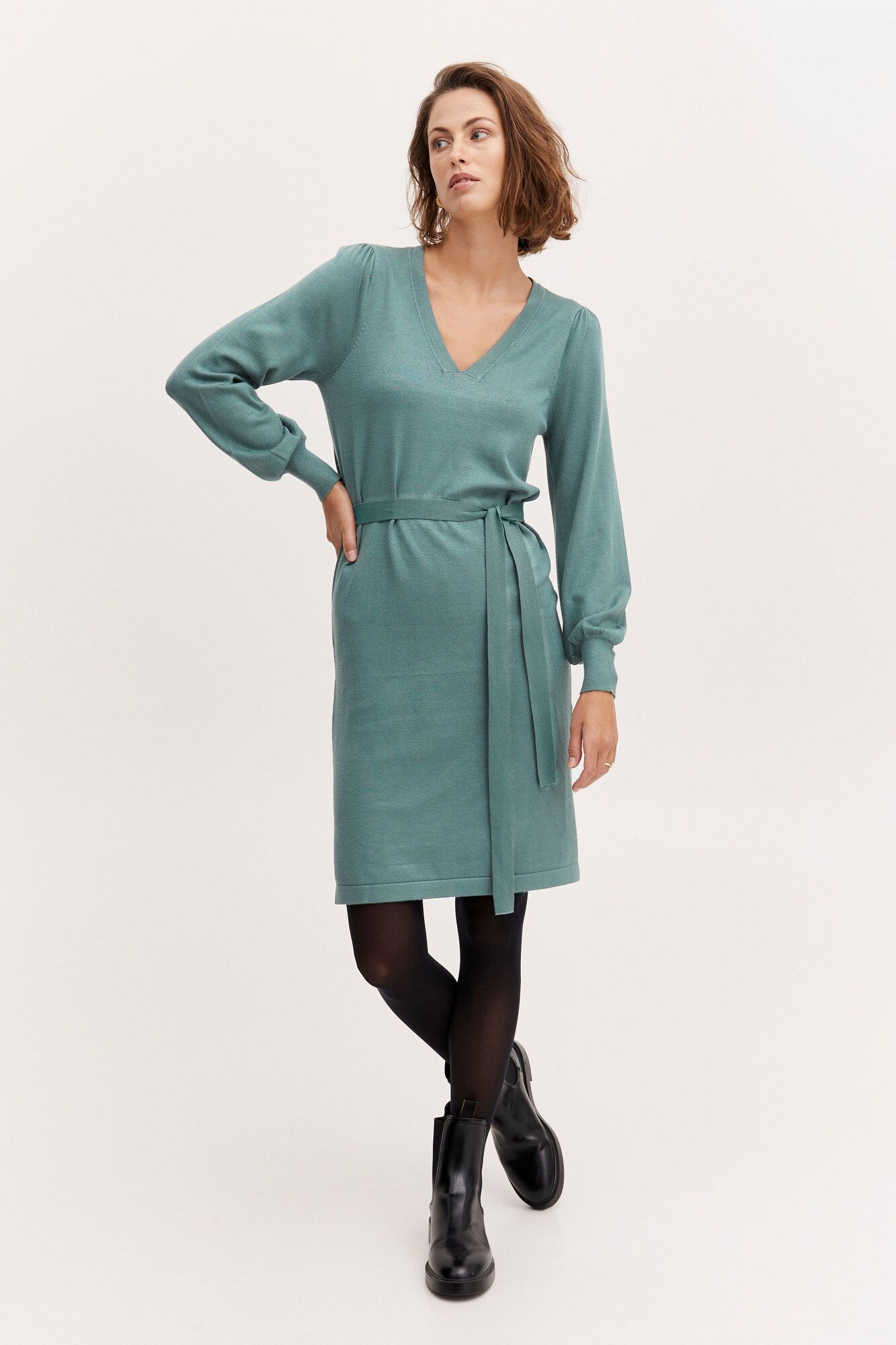 Thumbnail - Fransa Strickkleid BLUME