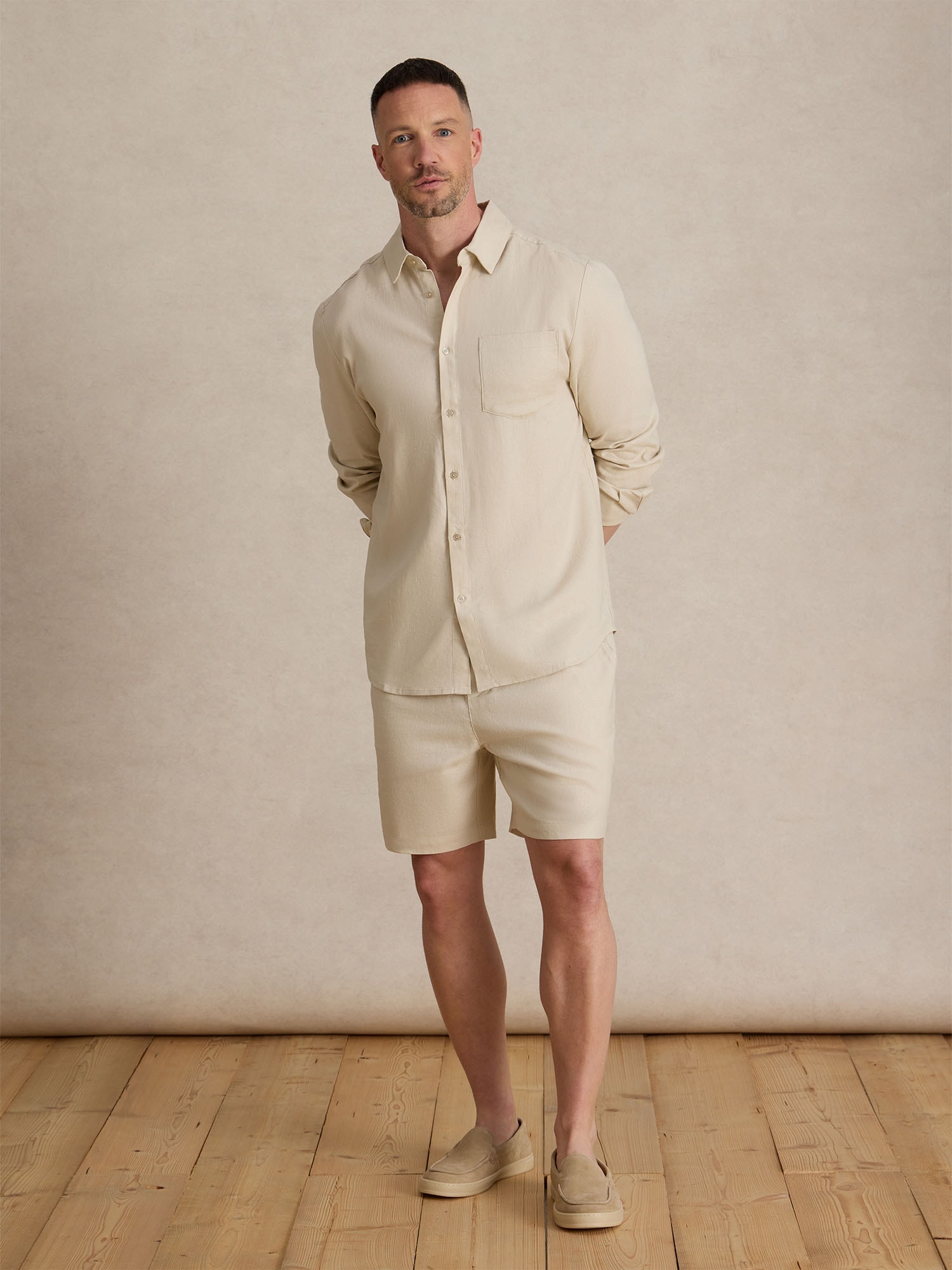 DAN FOX APPAREL Nohavice 'Maddox' šedobiela (obrázok 4)