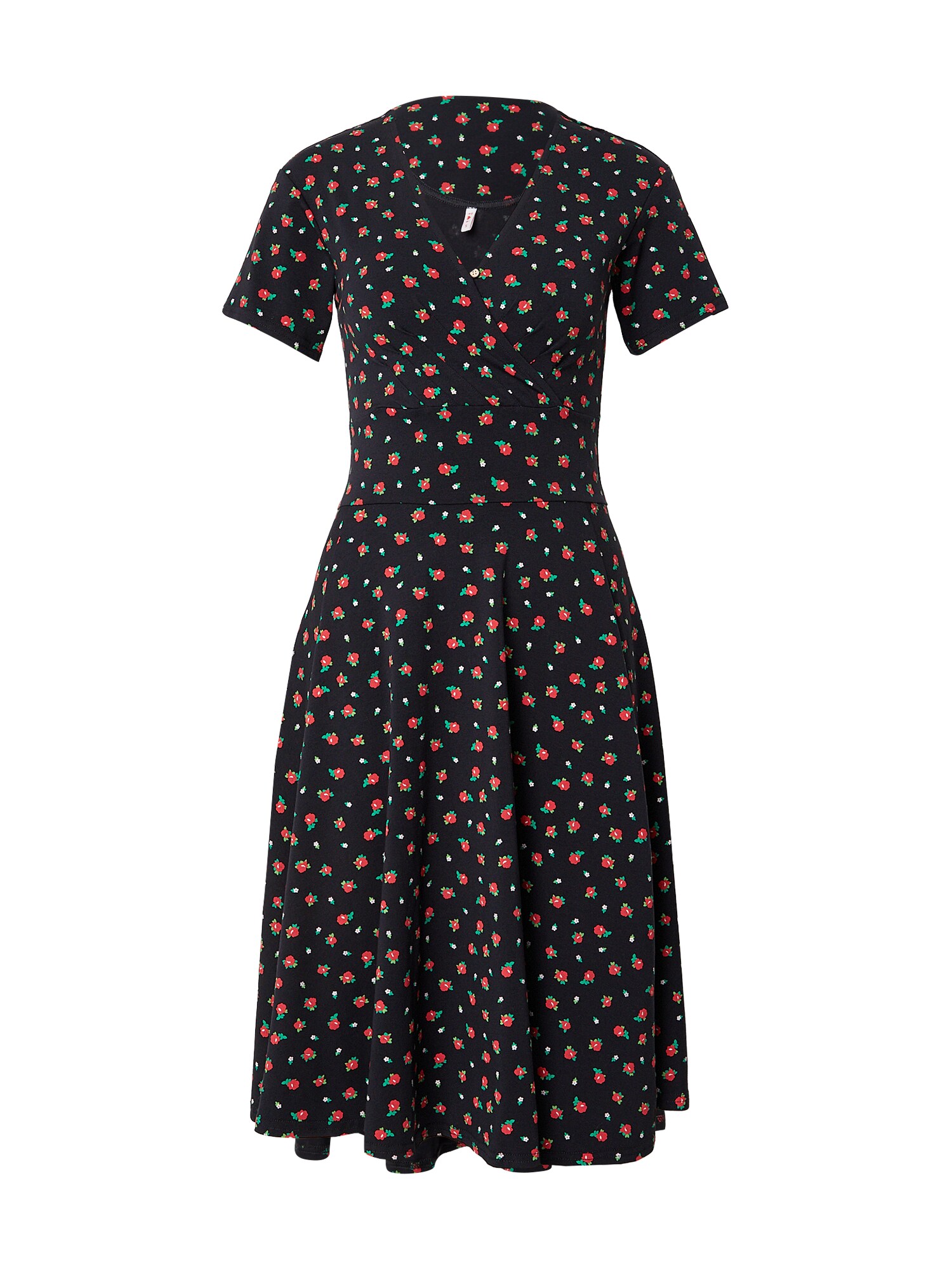 Blutsgeschwister Rochie 'Shalala Tralala Spring'  verde deschis / sângeriu / negru / alb