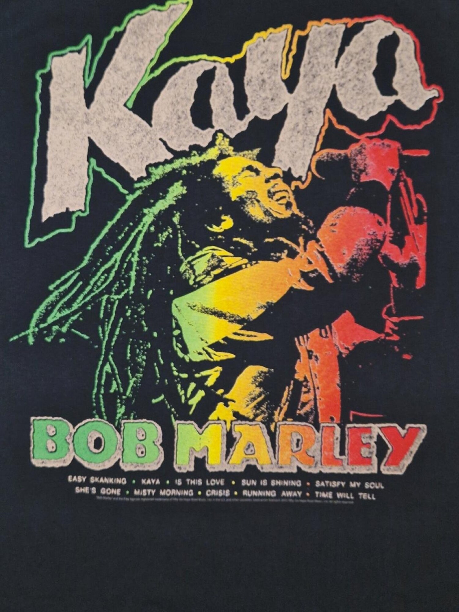 Bob Marley Camiseta 'Bob Marley Kaya T-Shirt'  negro – imagen 4