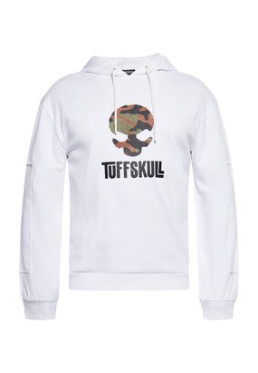 TUFFSKULL Sweatshirt Groen / Oranje / Zwart / Wit