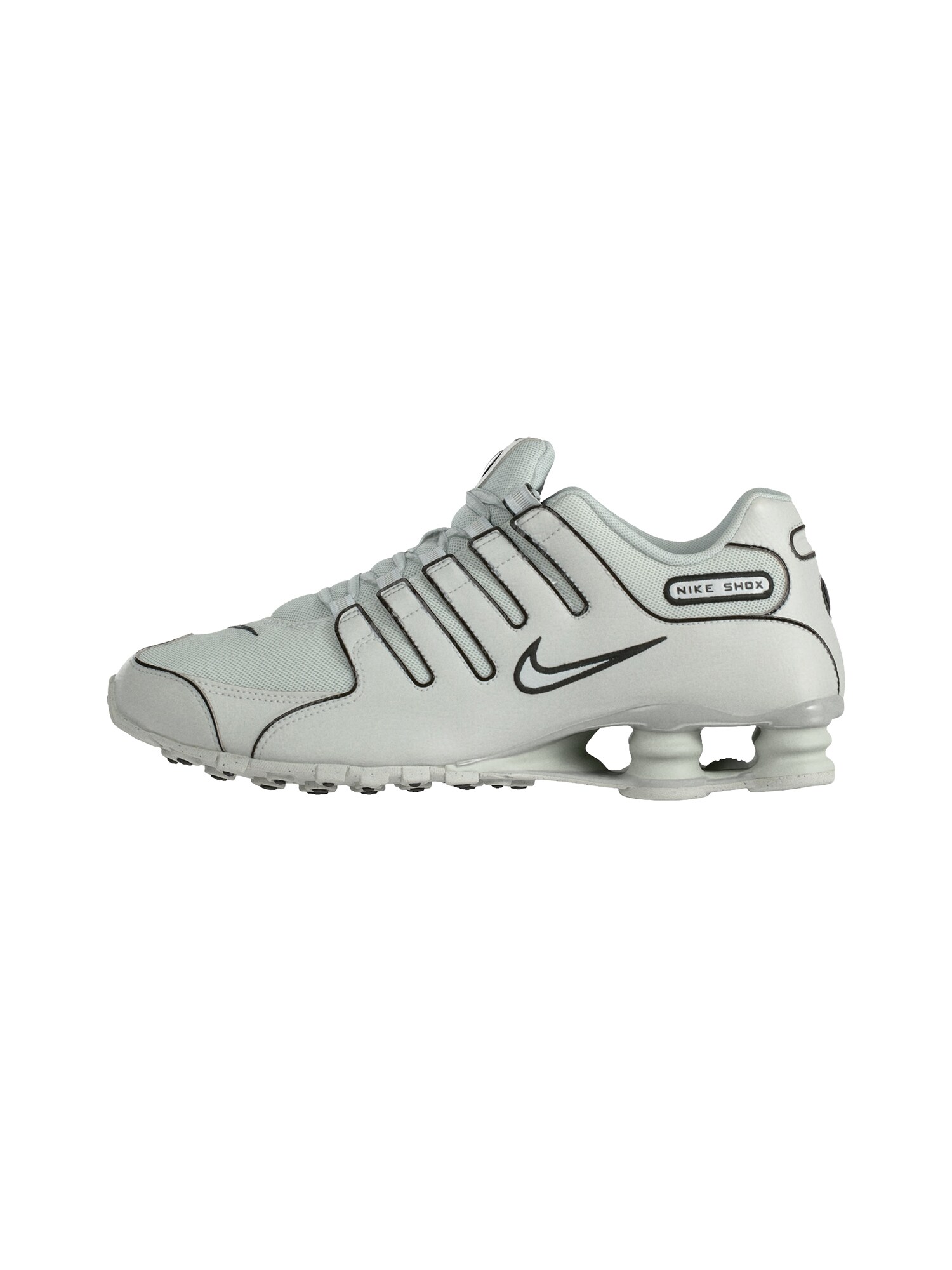 Nike Sportswear Nízke tenisky 'SHOX NZ'  sivá / čierna