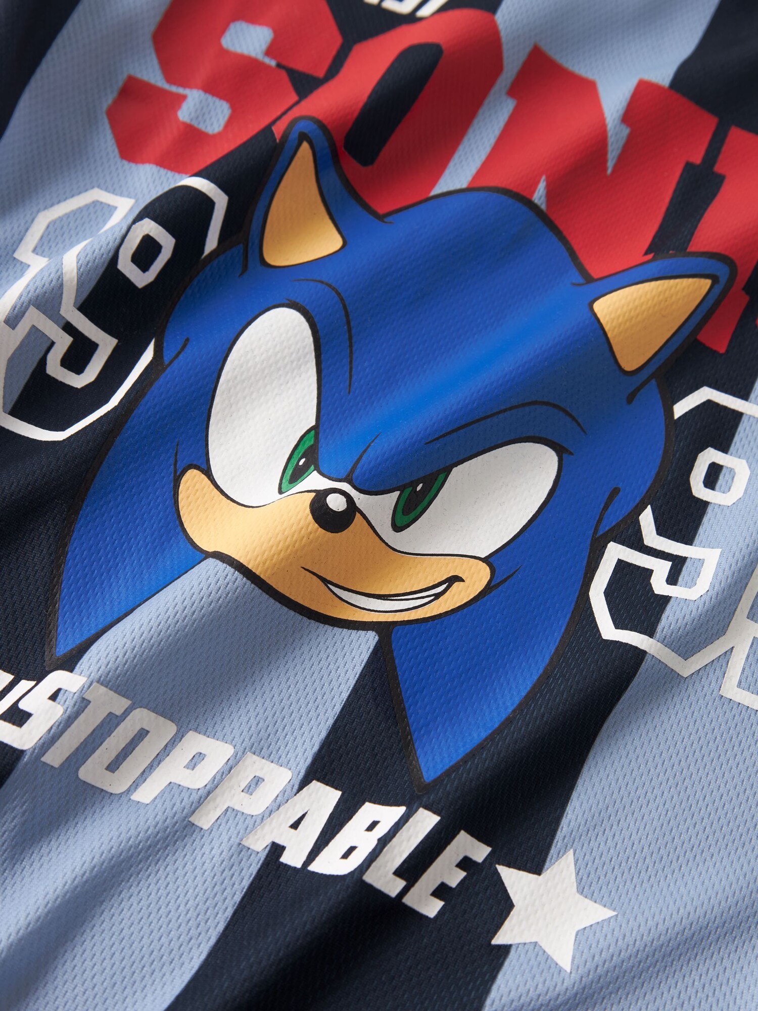 NAME IT Camiseta 'Sonic the Hedgehog'  azul / navy / azul claro / rojo – imagen 4