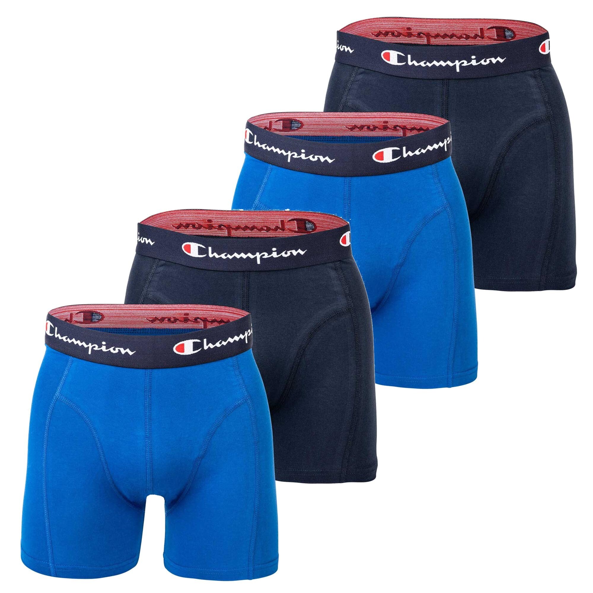 Champion Calzoncillo boxer  azul / navy / rojo / blanco