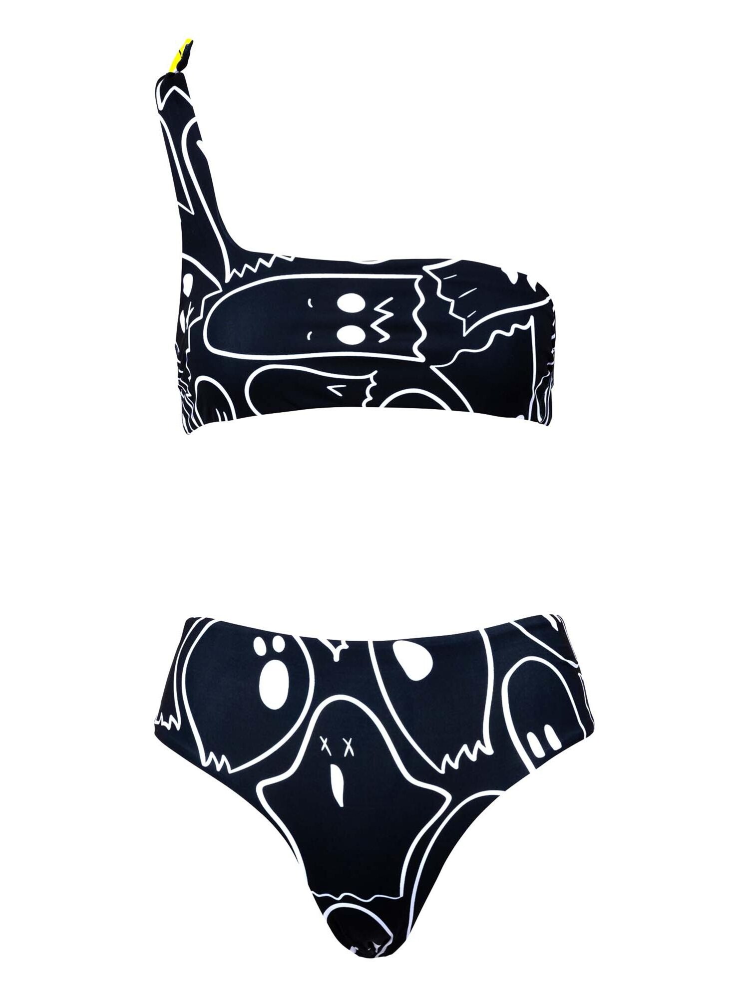 Kalaia Bikini 'Ghosted Reversible'  negro
