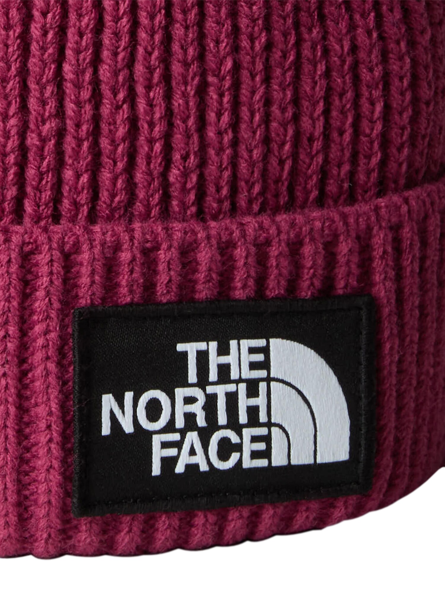 THE NORTH FACE Sapka  sötét-rózsaszín / fekete / piszkosfehér termék 2. képe