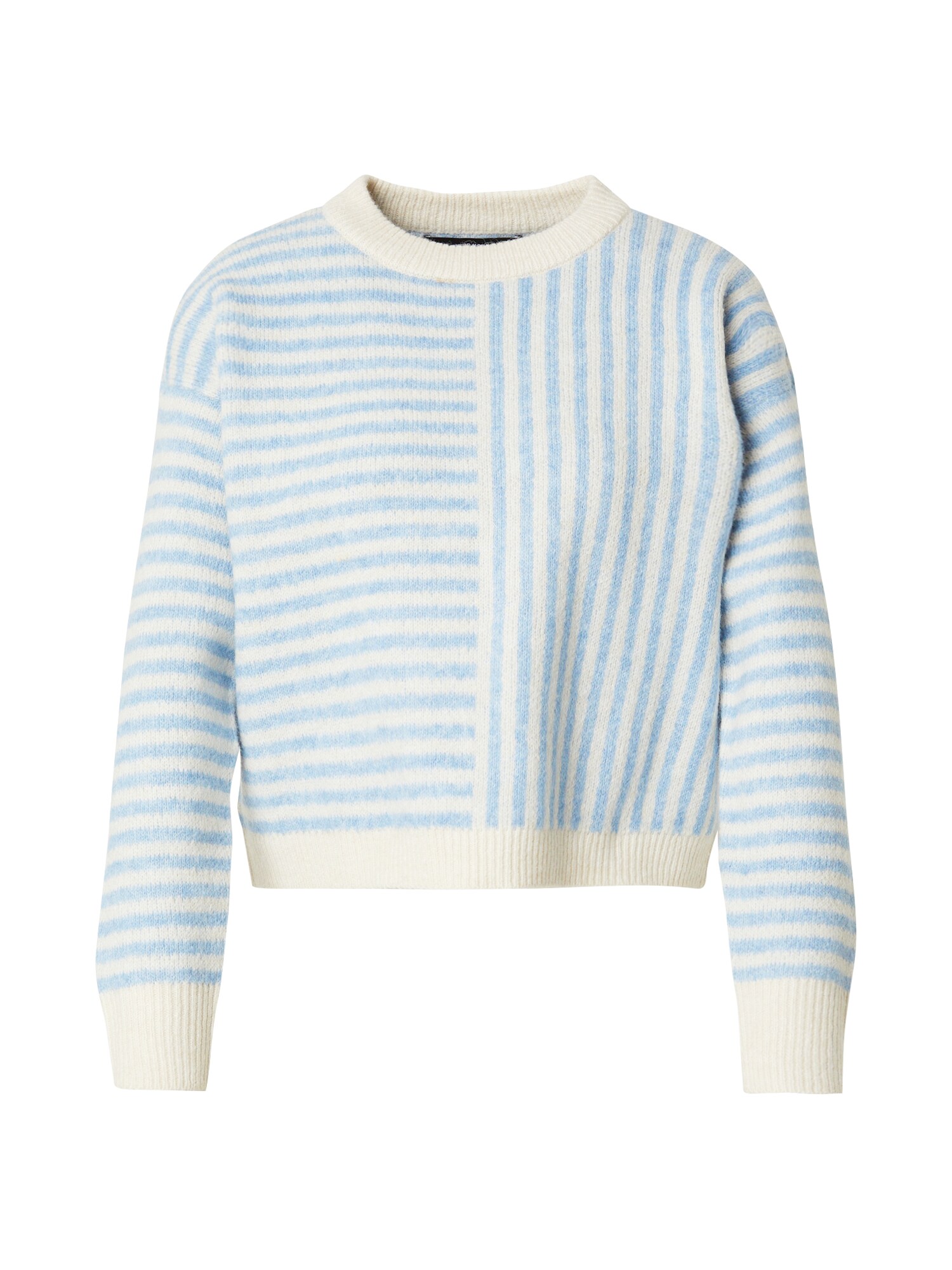 VERO MODA Pulóver 'URANUS'  bézs / világoskék akciós termékkép 1