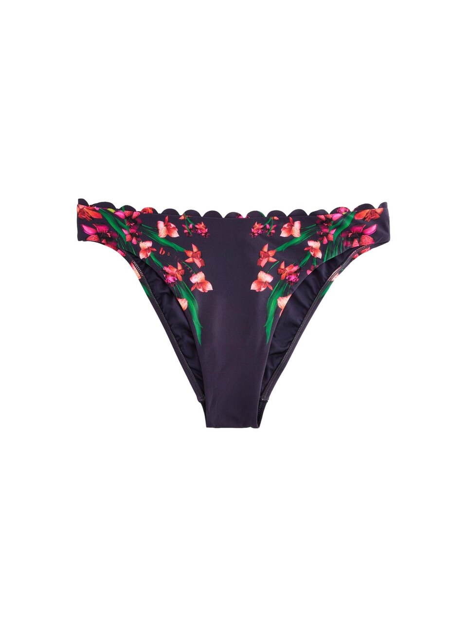 Bikiniunderdel marinblå / gran / fuchsia