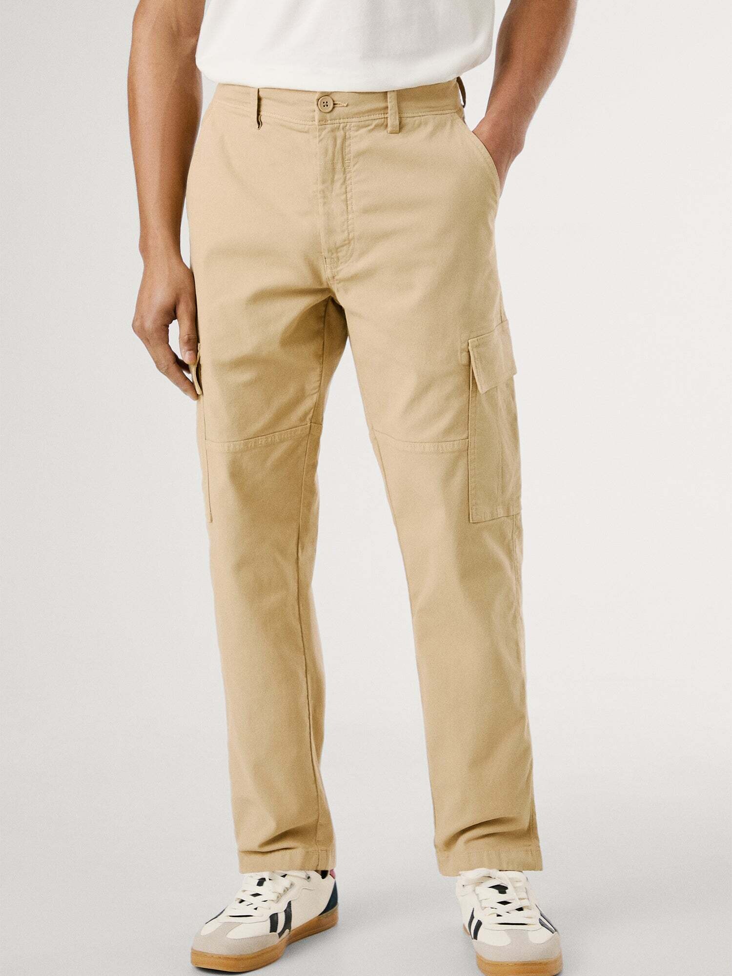 Pepe Jeans Pantalón cargo camelo – imagen 2