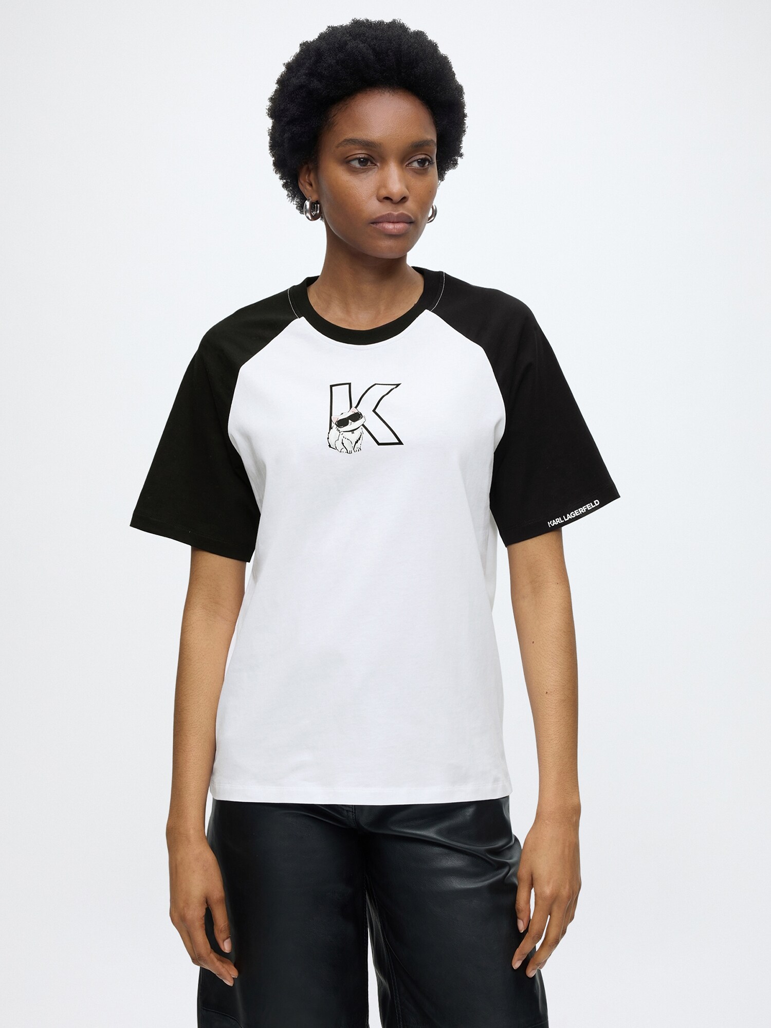 Karl Lagerfeld Camiseta negro / blanco – imagen 31