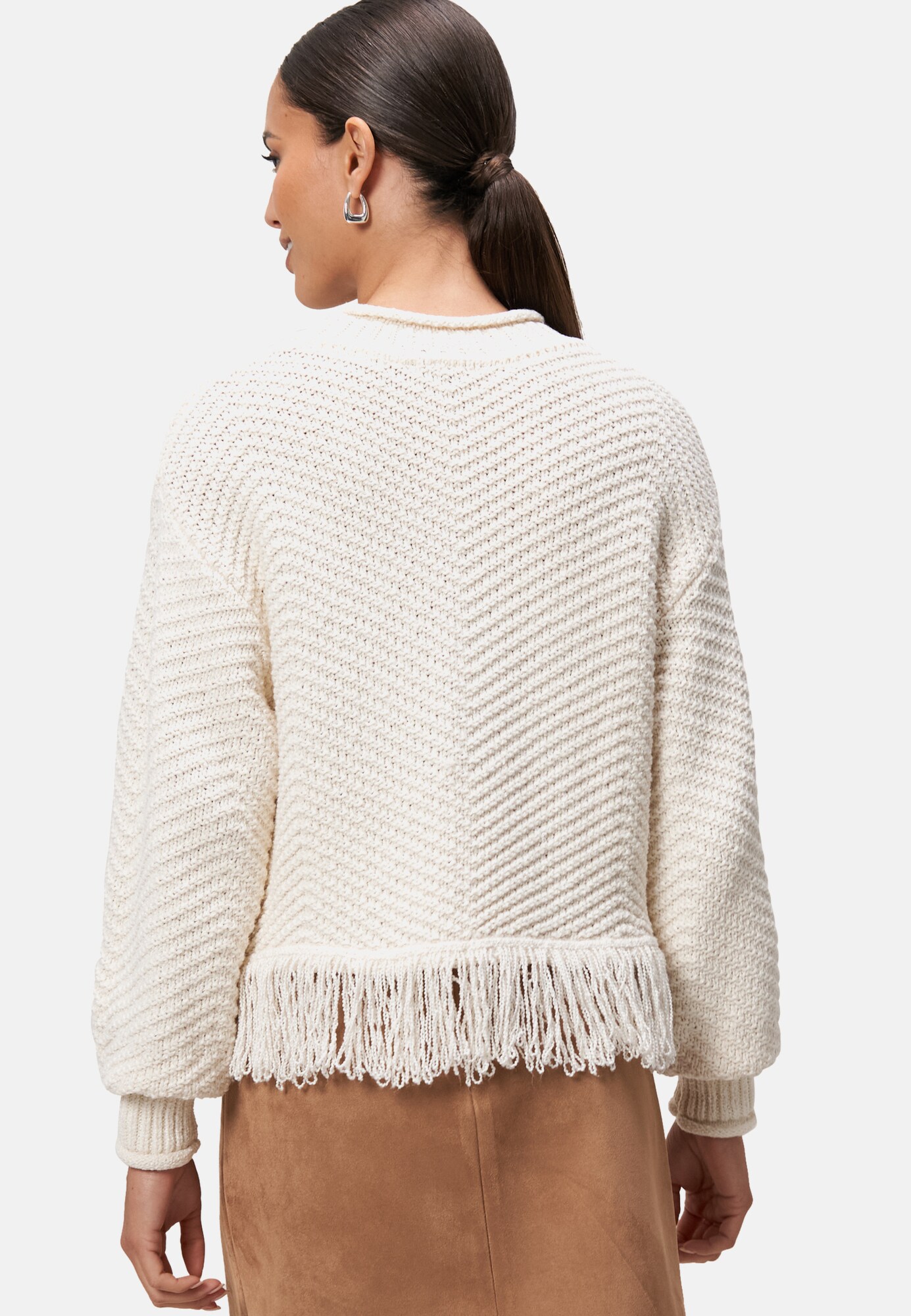Thumbnail - zero Pullover mit Fransen