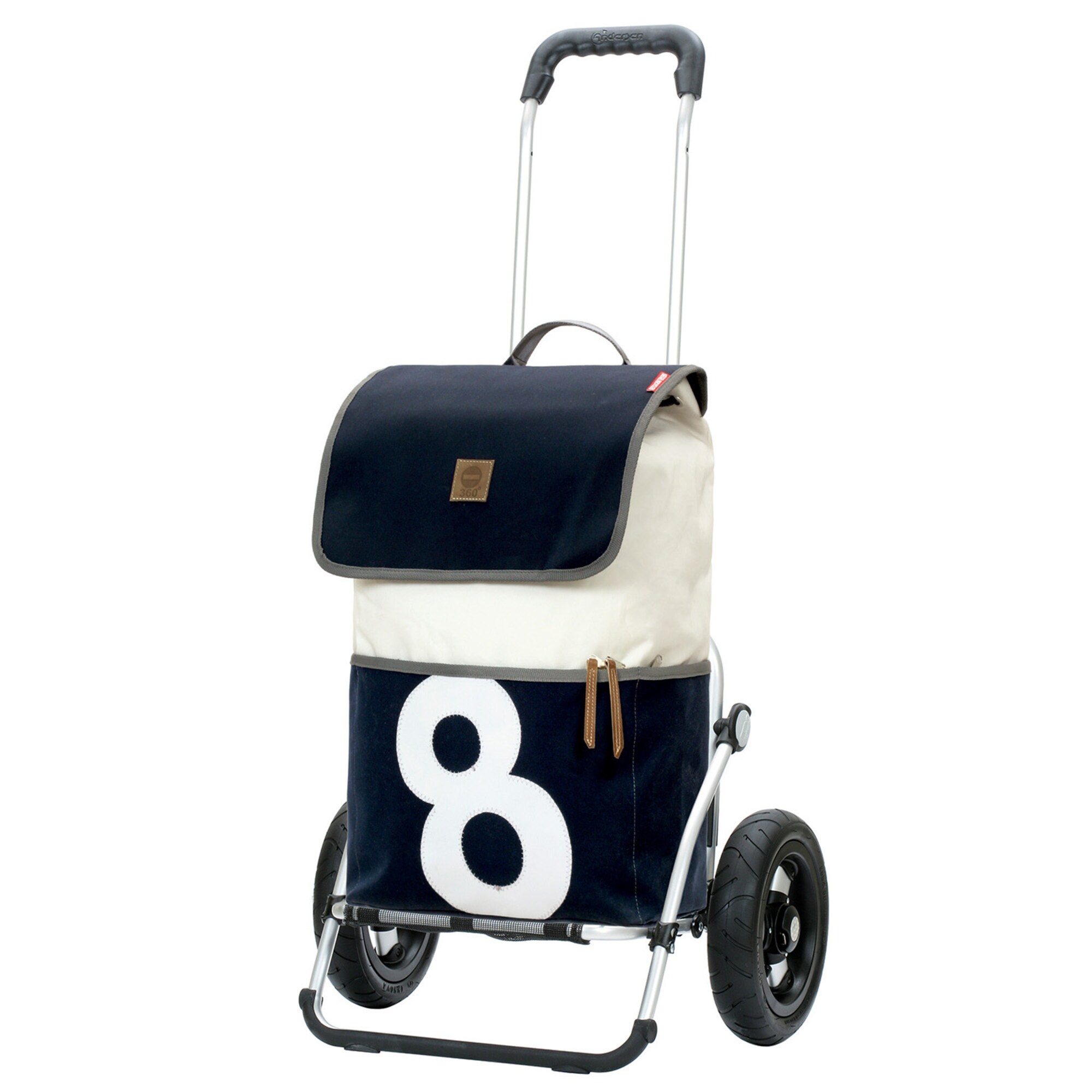 Andersen Shopper Trolley  blu / bianco