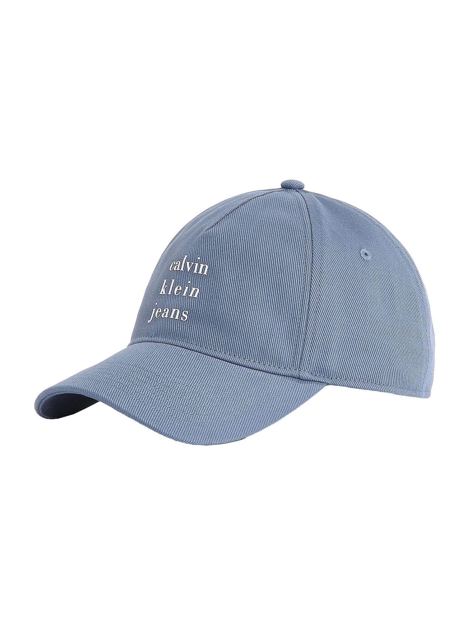 Calvin Klein Jeans Čiapka  modrá denim / biela