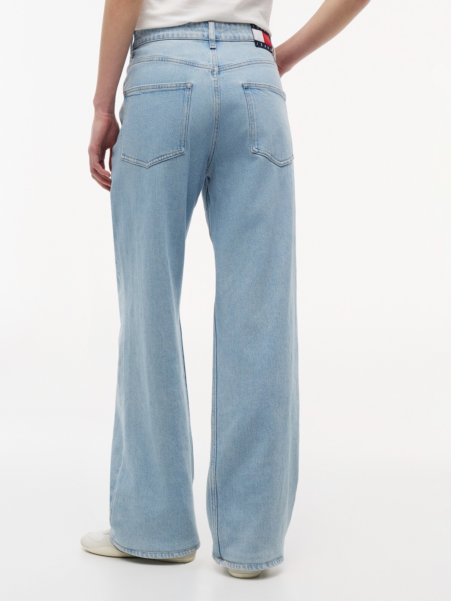Tommy Jeans Vaquero 'Mid Rise Relaxed Straight' azul denim – imagen 3