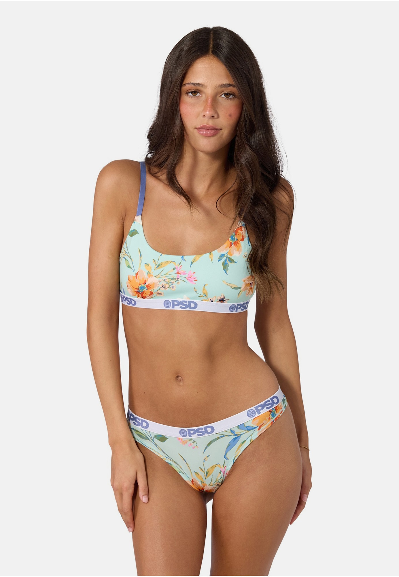 PSD Tanga 'Wild One'  azul claro / mostaza / menta / lila