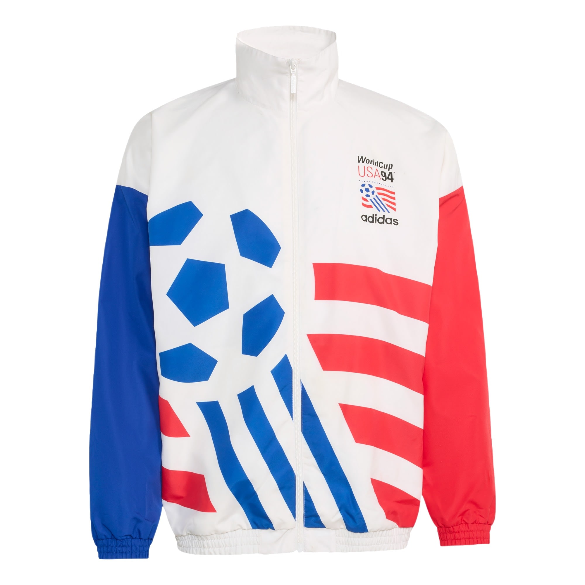 ADIDAS PERFORMANCE Chaqueta de chándal  azul / rojo / blanco