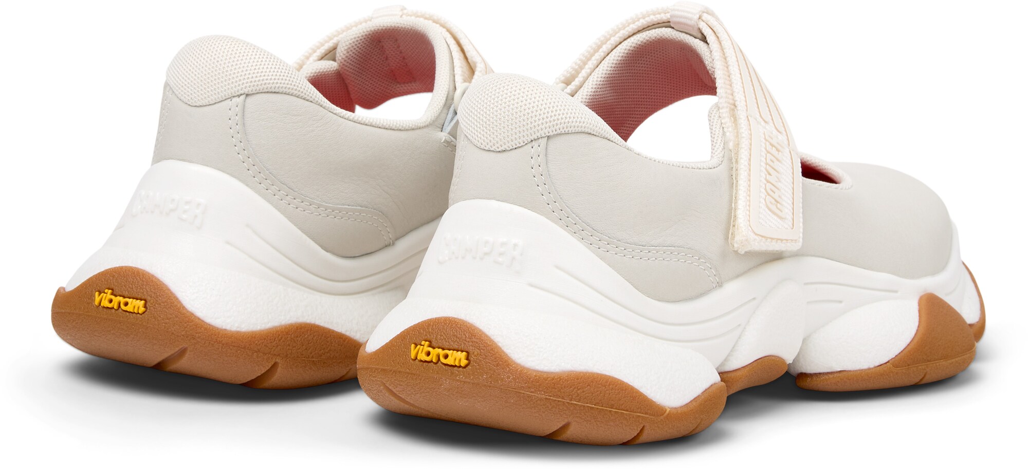 CAMPER Bailarinas con hebilla 'Karst 2'  blanco natural – imagen 4