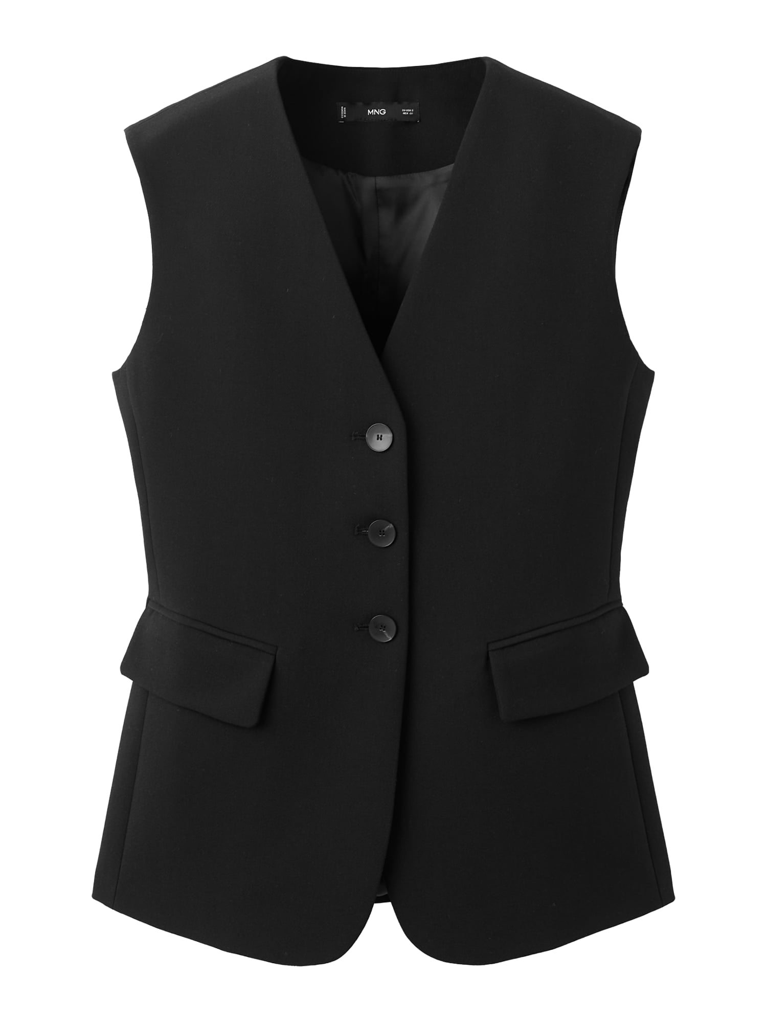 MANGO Vestă de costum Corest  negru