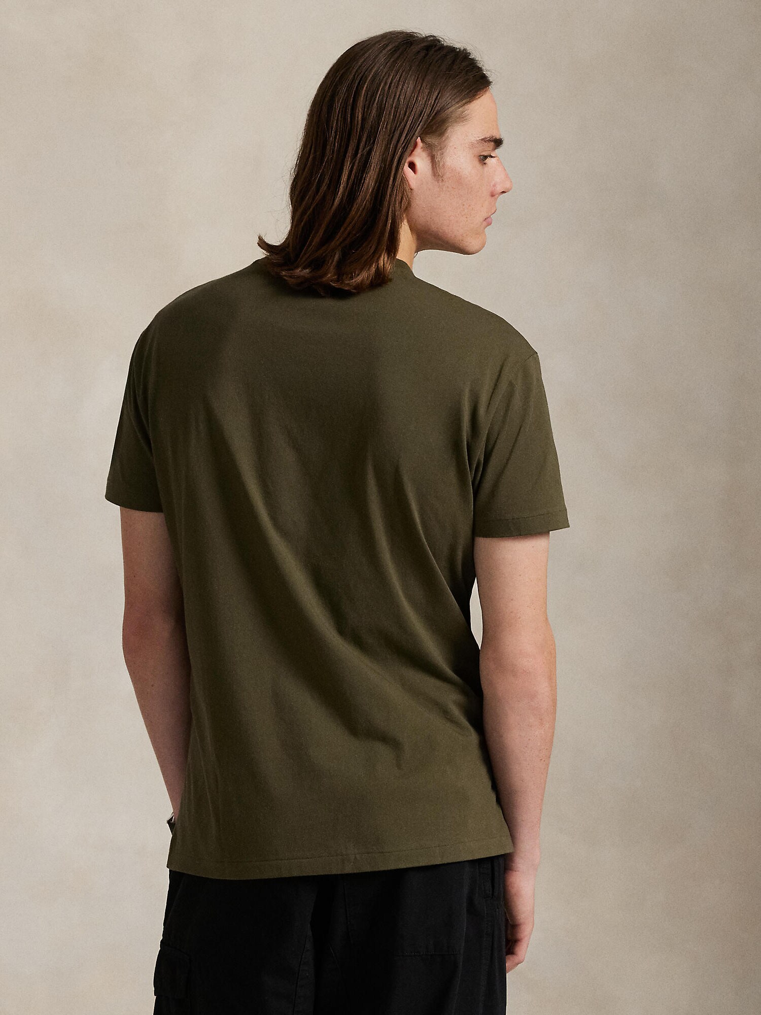 Polo Ralph Lauren Tričko olivová / biela (obrázok 3)