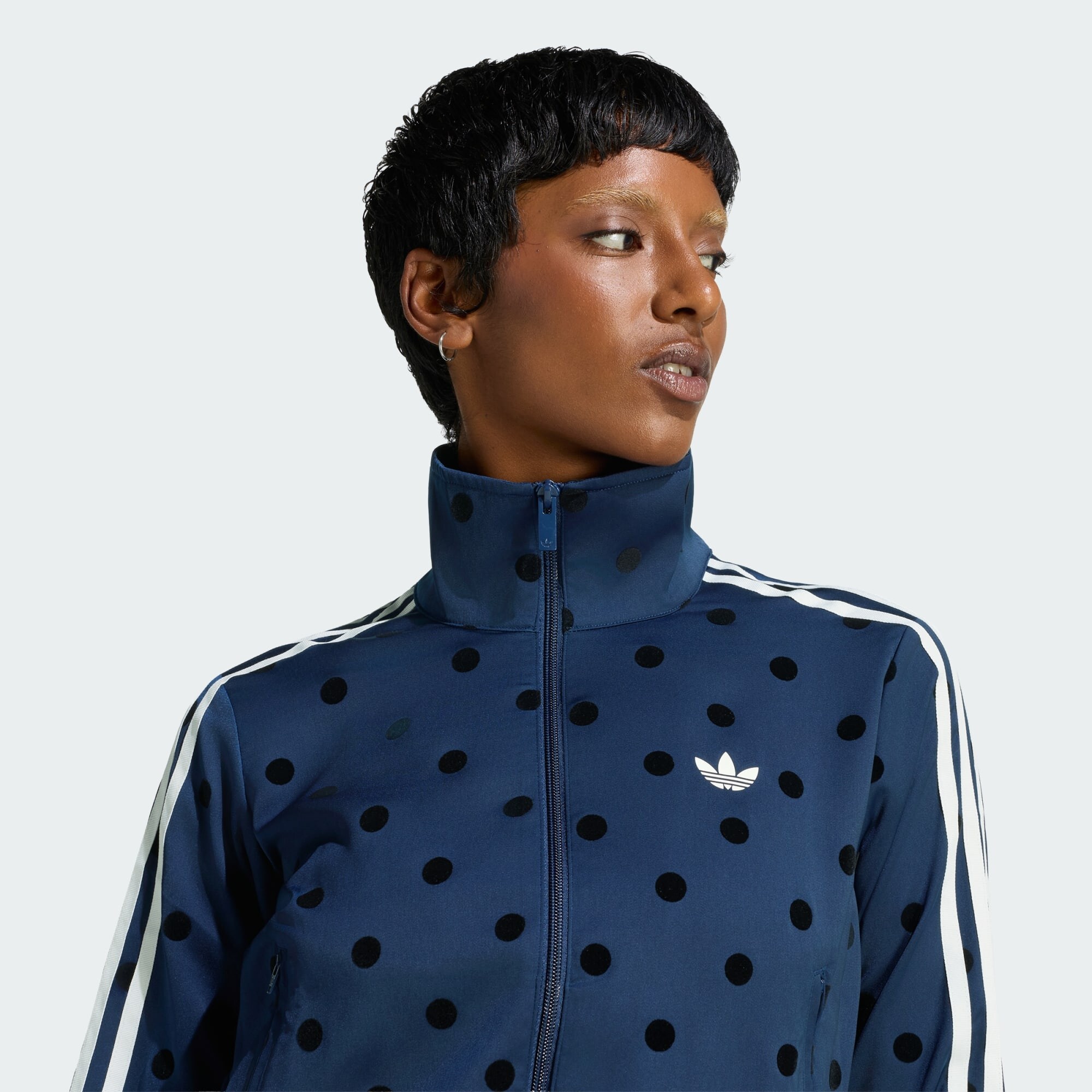 ADIDAS ORIGINALS Sudadera con cremallera  azul oscuro / negro / blanco – imagen 4