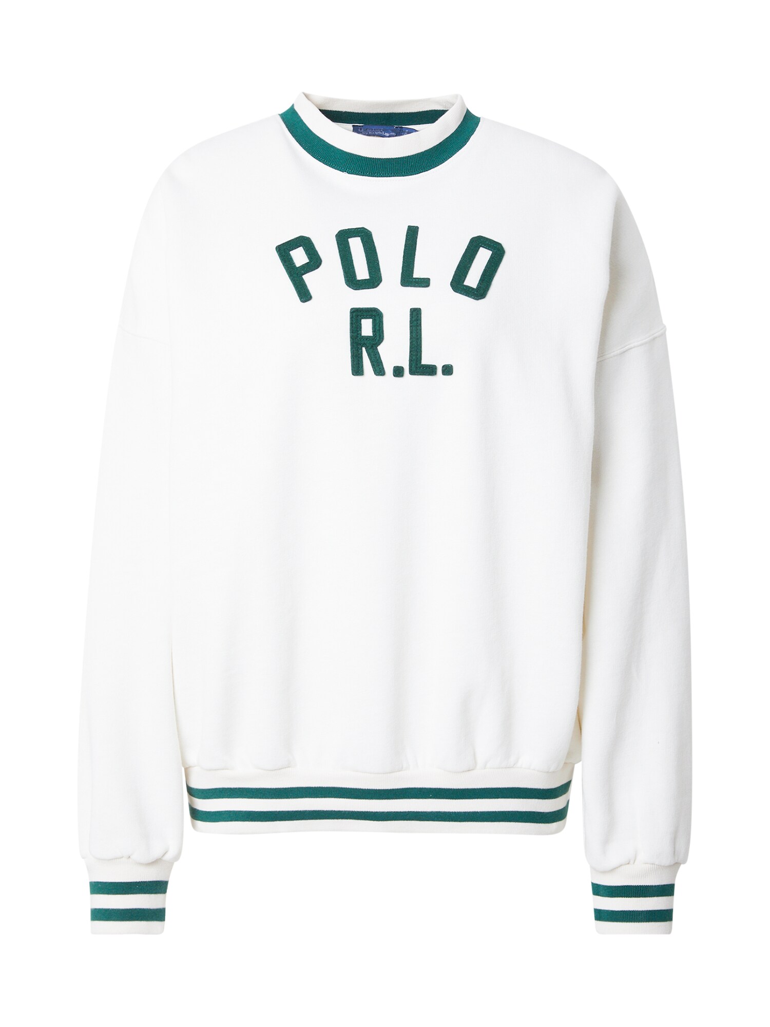 Polo Ralph Lauren Mikina  tmavozelená / biela