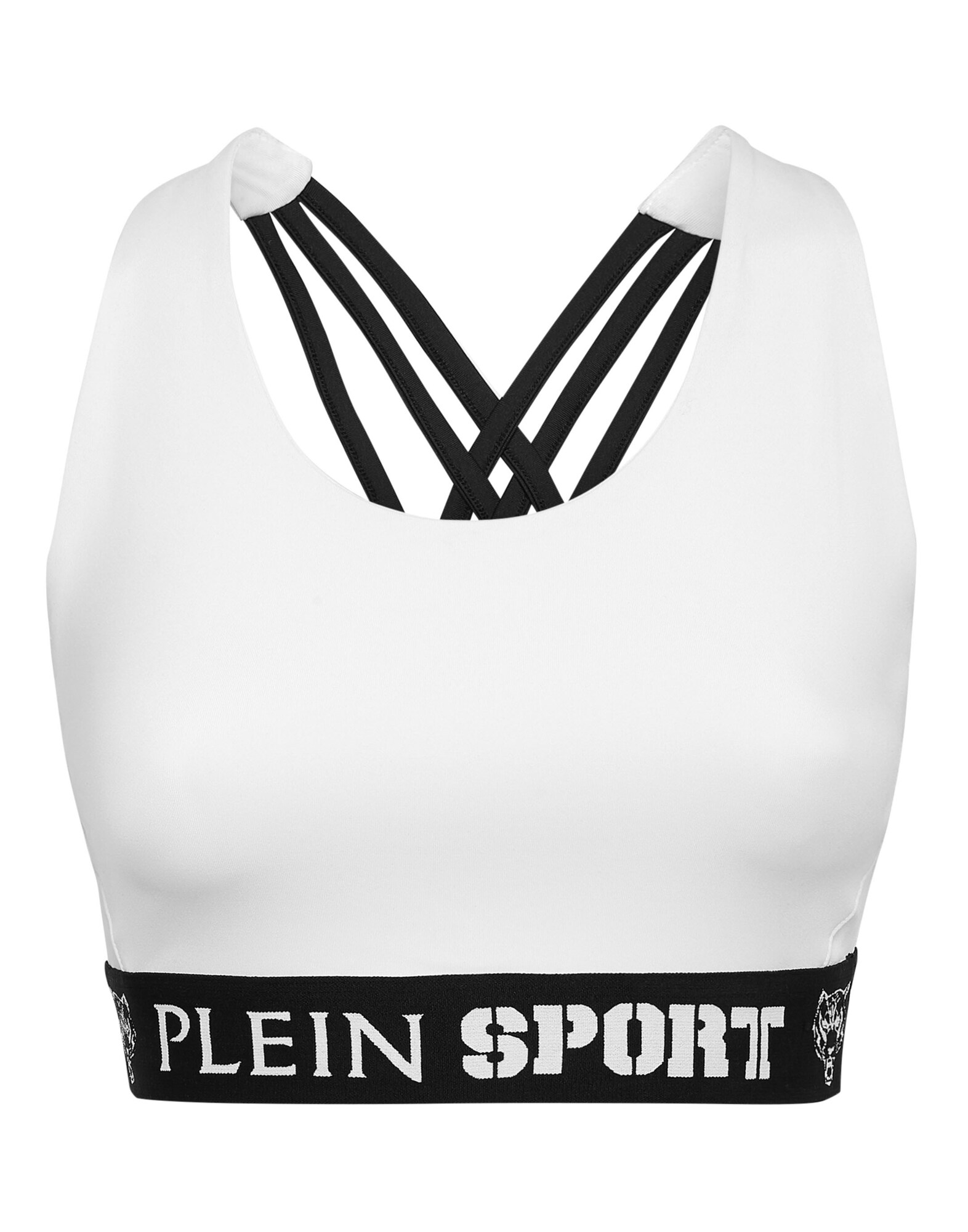 Plein Sport Top deportivo  negro / blanco