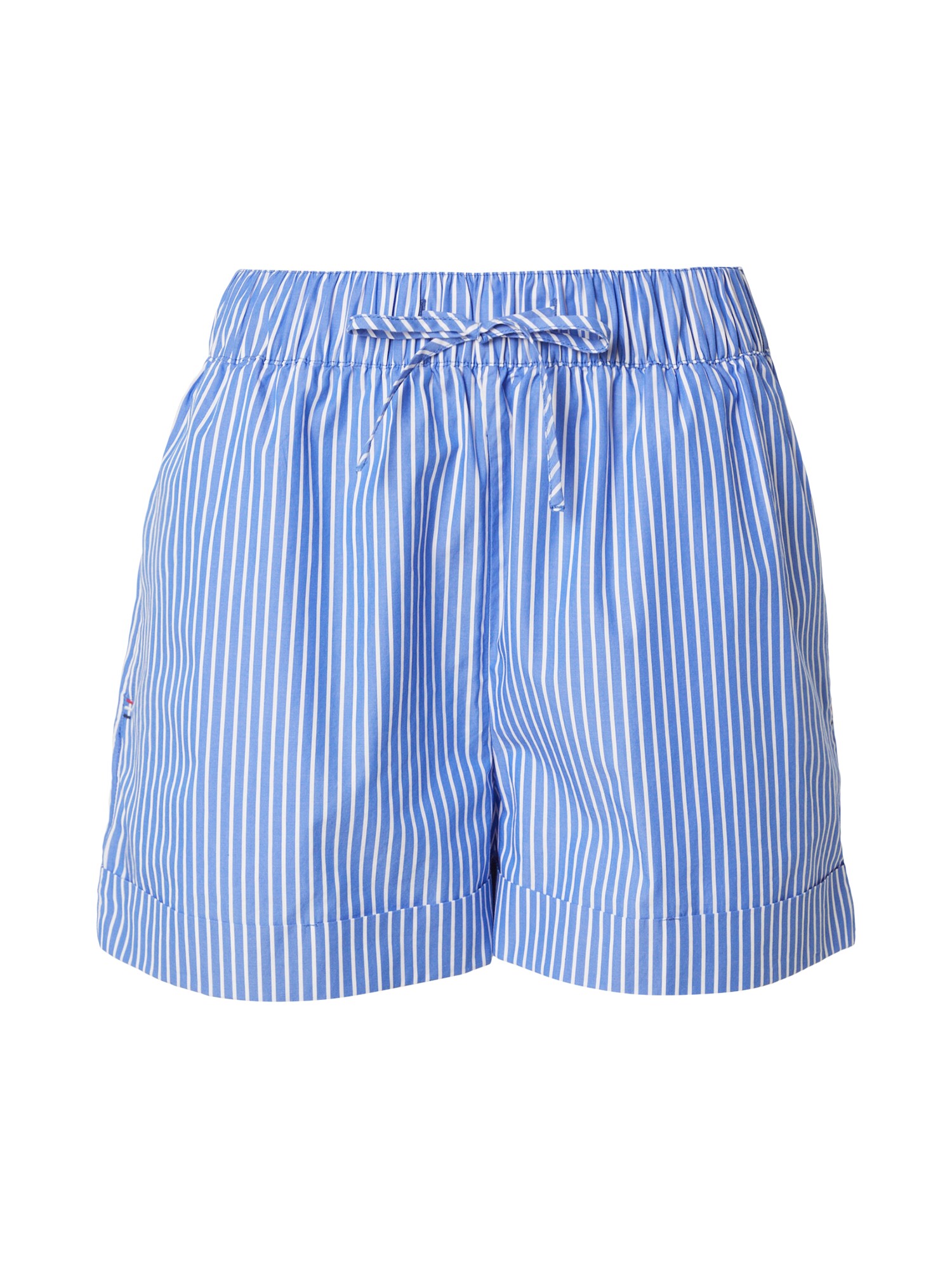 Tommy Jeans Nohavice 'Wide Leg'  azúrová / biela