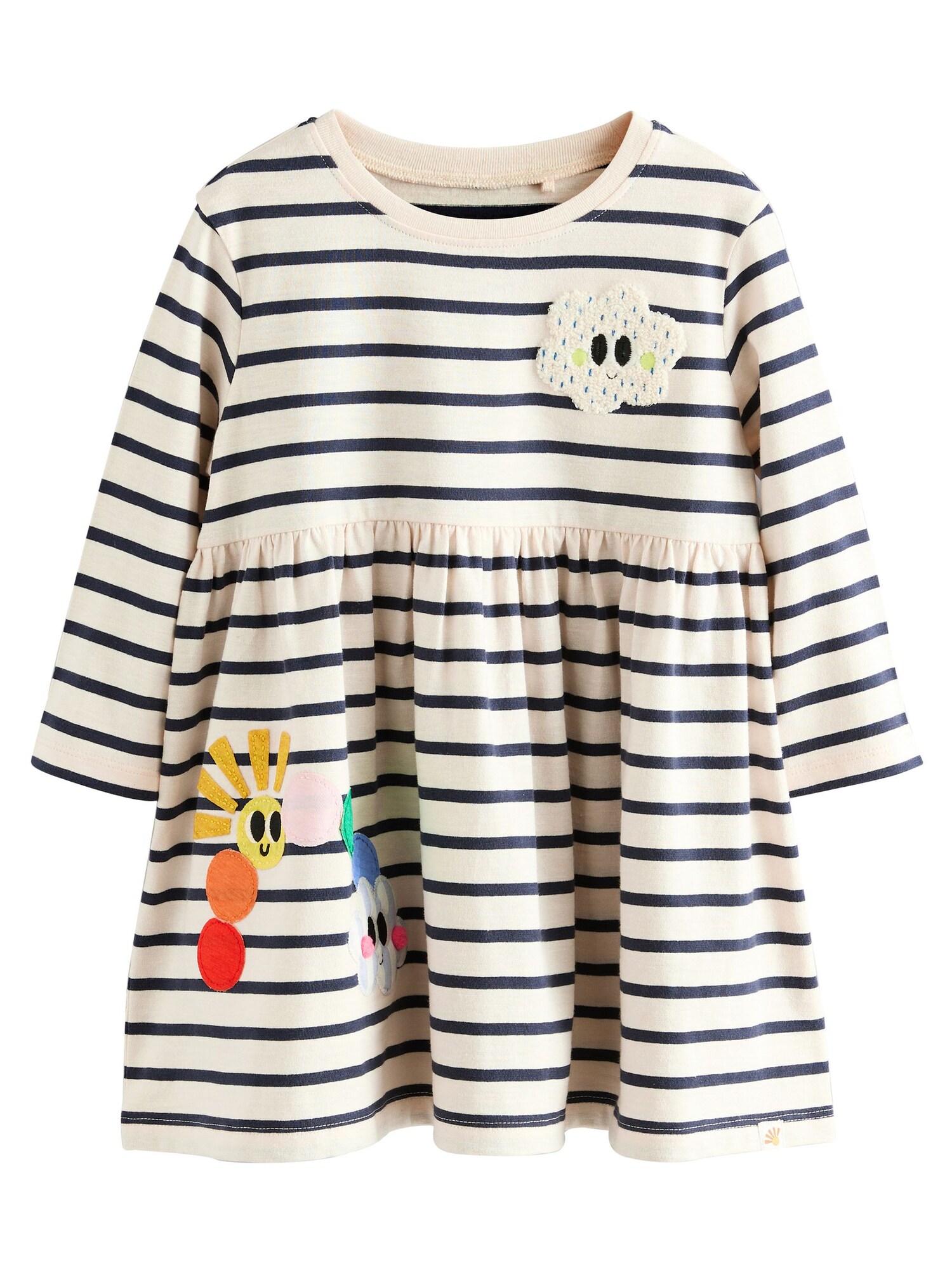 Next Rochie  bleumarin / galben / roșu / alb natural