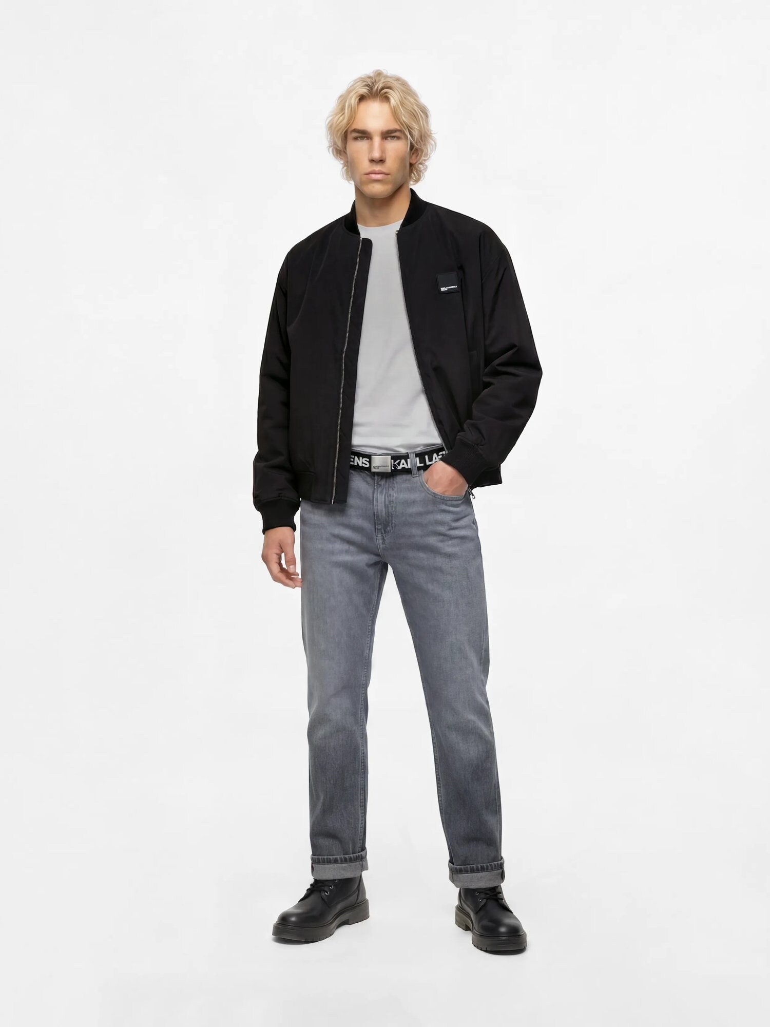 KARL LAGERFELD JEANS Vaquero gris – imagen 11