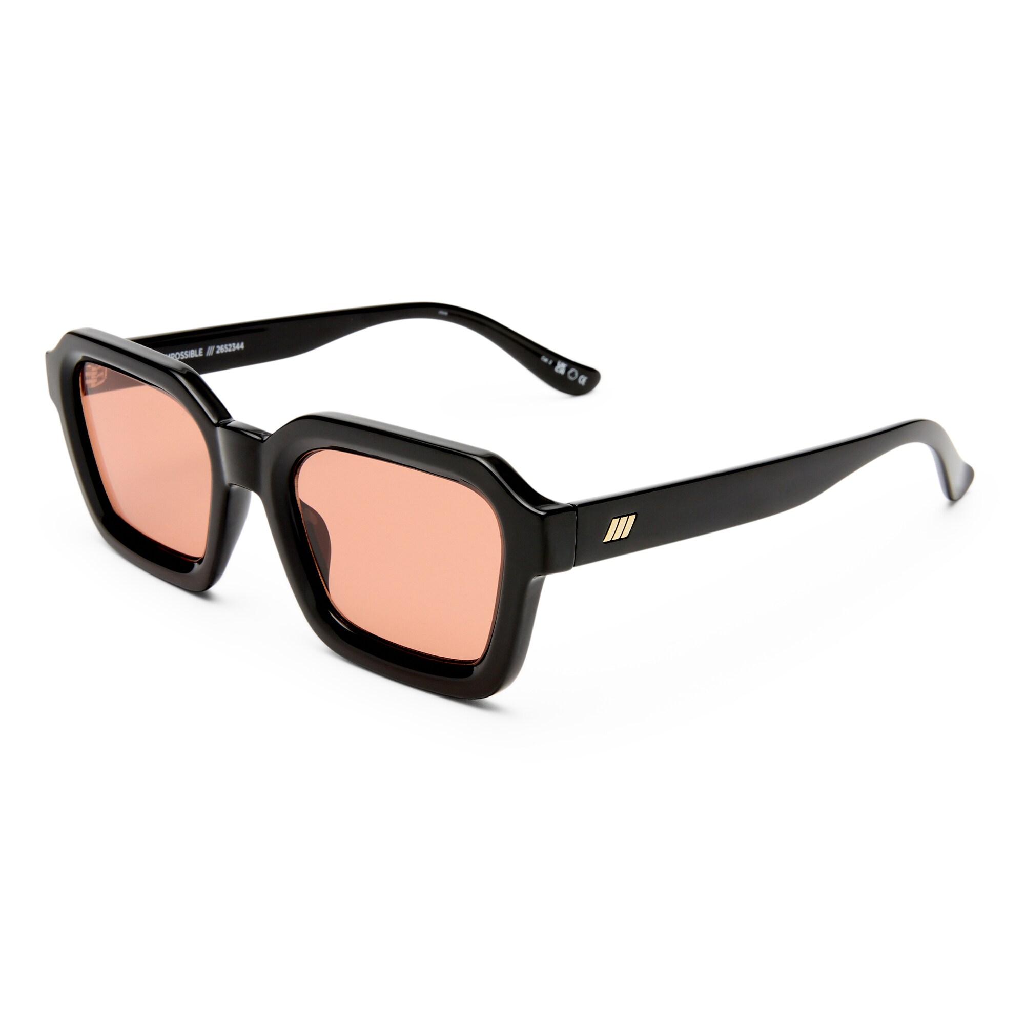 LE SPECS Ochelari de soare 'Impossible'  rosé / negru