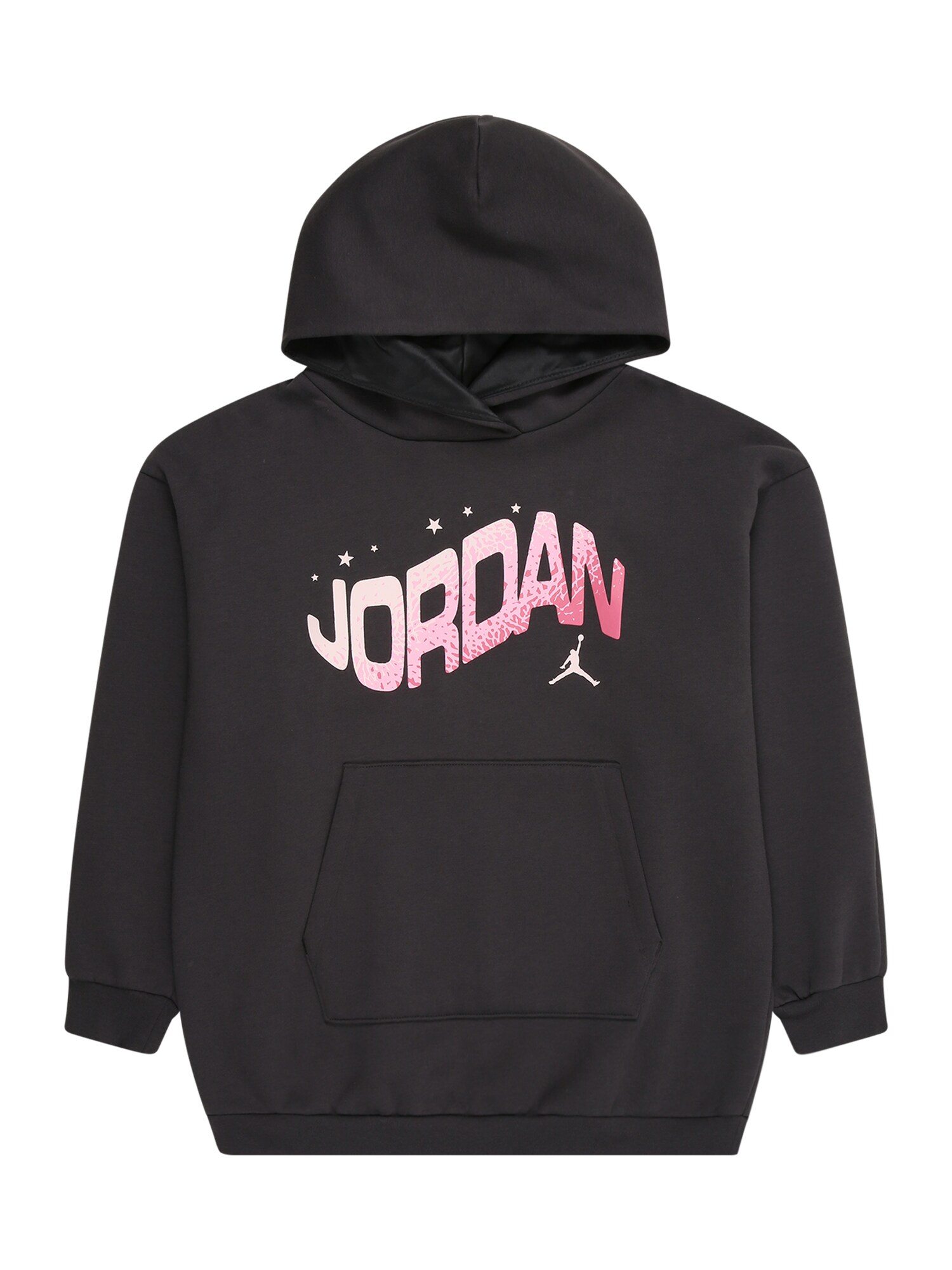Jordan Bluză de molton JUMPMAN CLUB  gri metalic / roz / roz pitaya / roz pastel