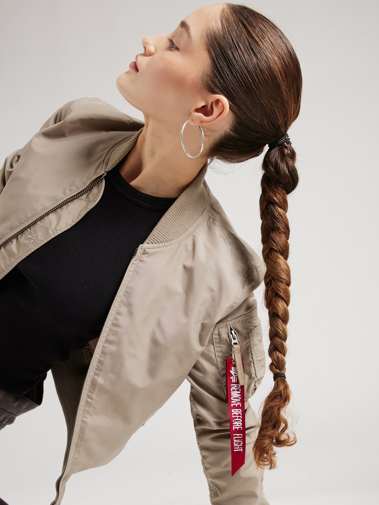 ALPHA INDUSTRIES Prechodná bunda 'MA-1 TT' tmavobéžová (obrázok 5)