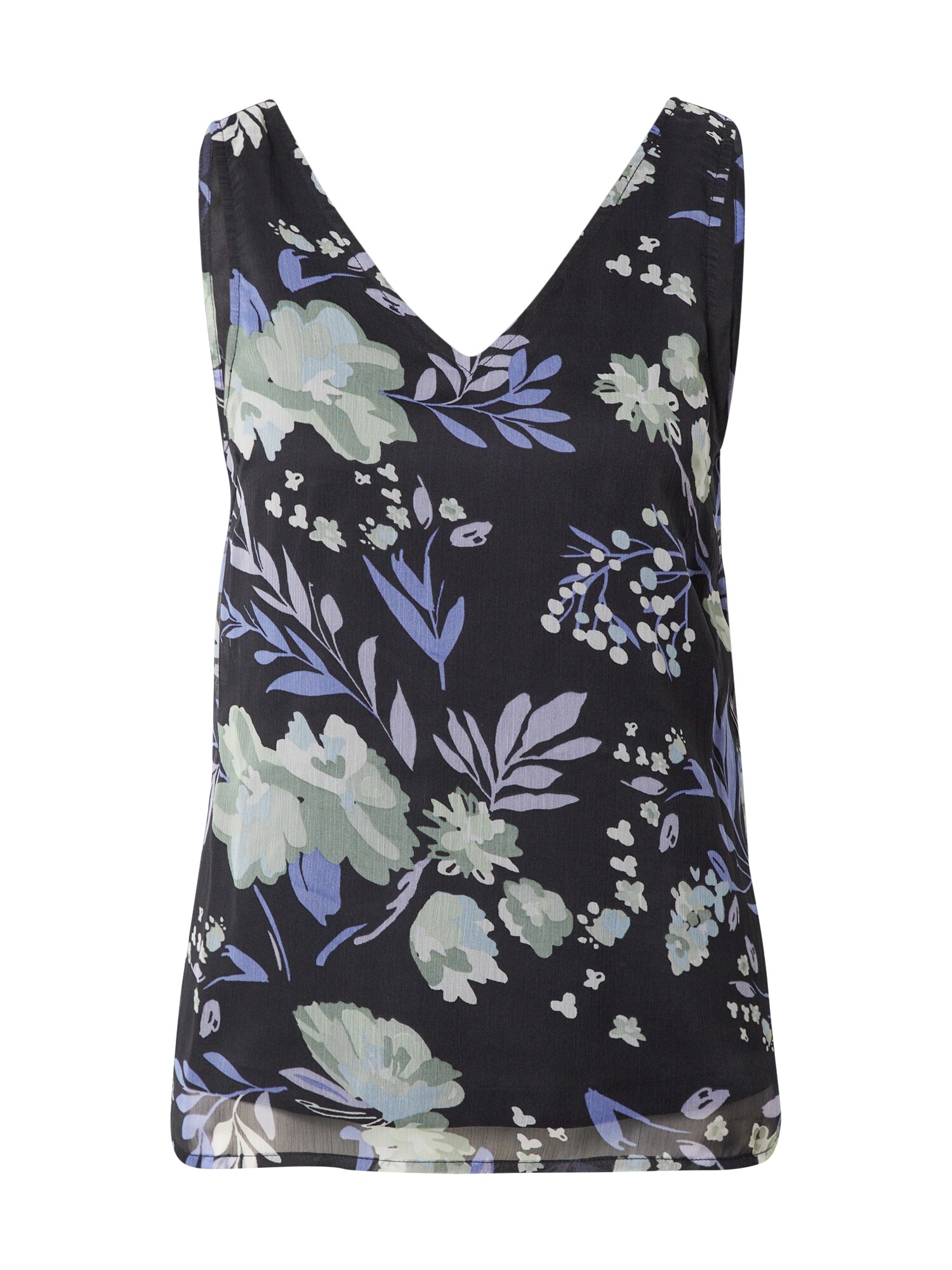 OBJECT Top FIOLA  albastru fumuriu / albastru închis / verde pastel / verde deschis / mov pastel