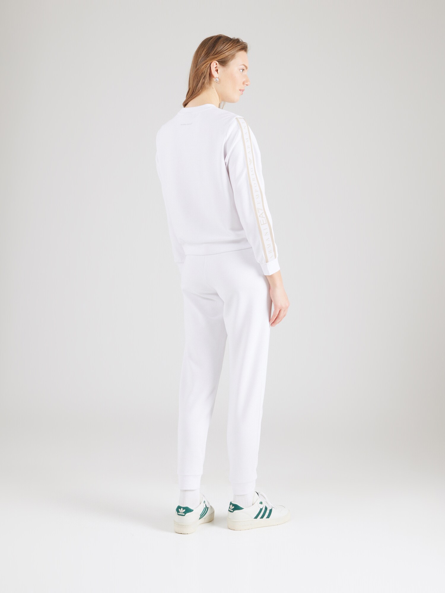 EA7 Emporio Armani Joggingová súprava béžová / biela (obrázok 3)