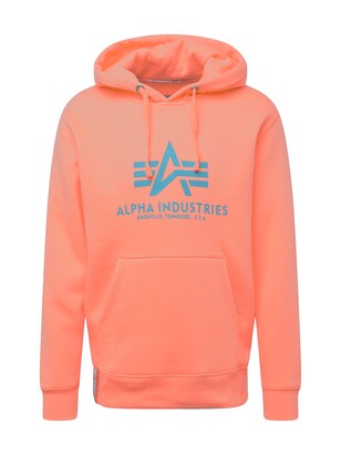 alpha industries Sweatshirt Zilvergrijs / Lichtrood